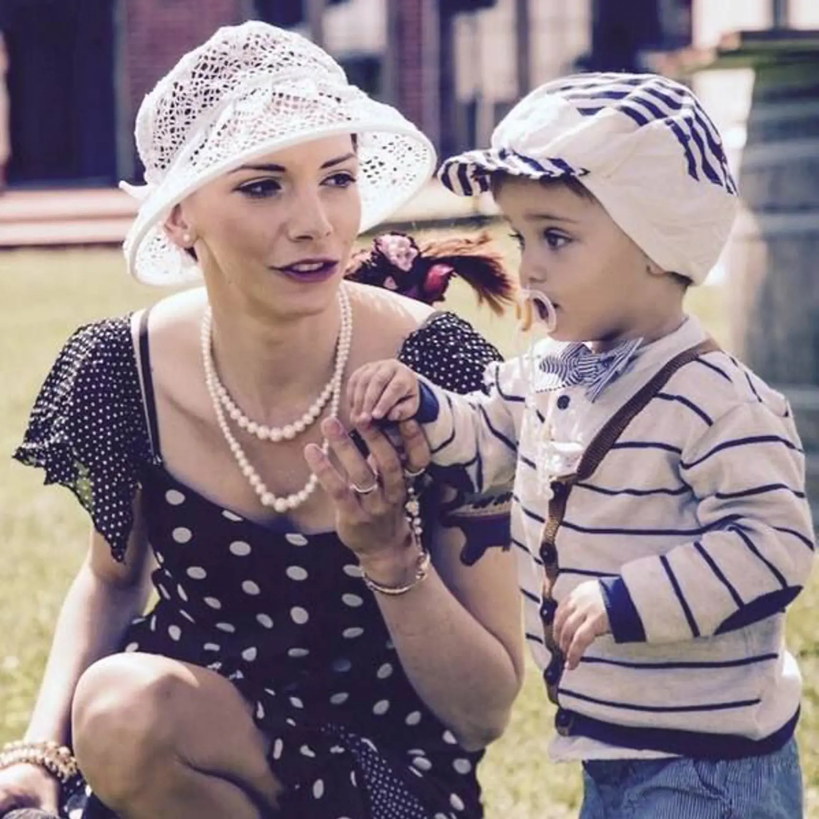 Dorota Nvotová so synom Filipom