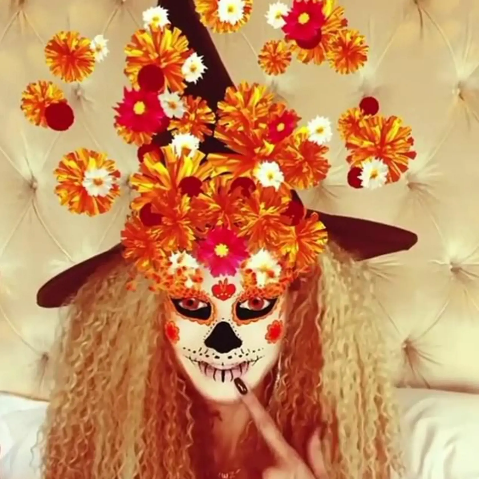 Heidi Klum použila filter na Instagrame. My však veríme, že si aj tento rok vyrobí originálnu masku!