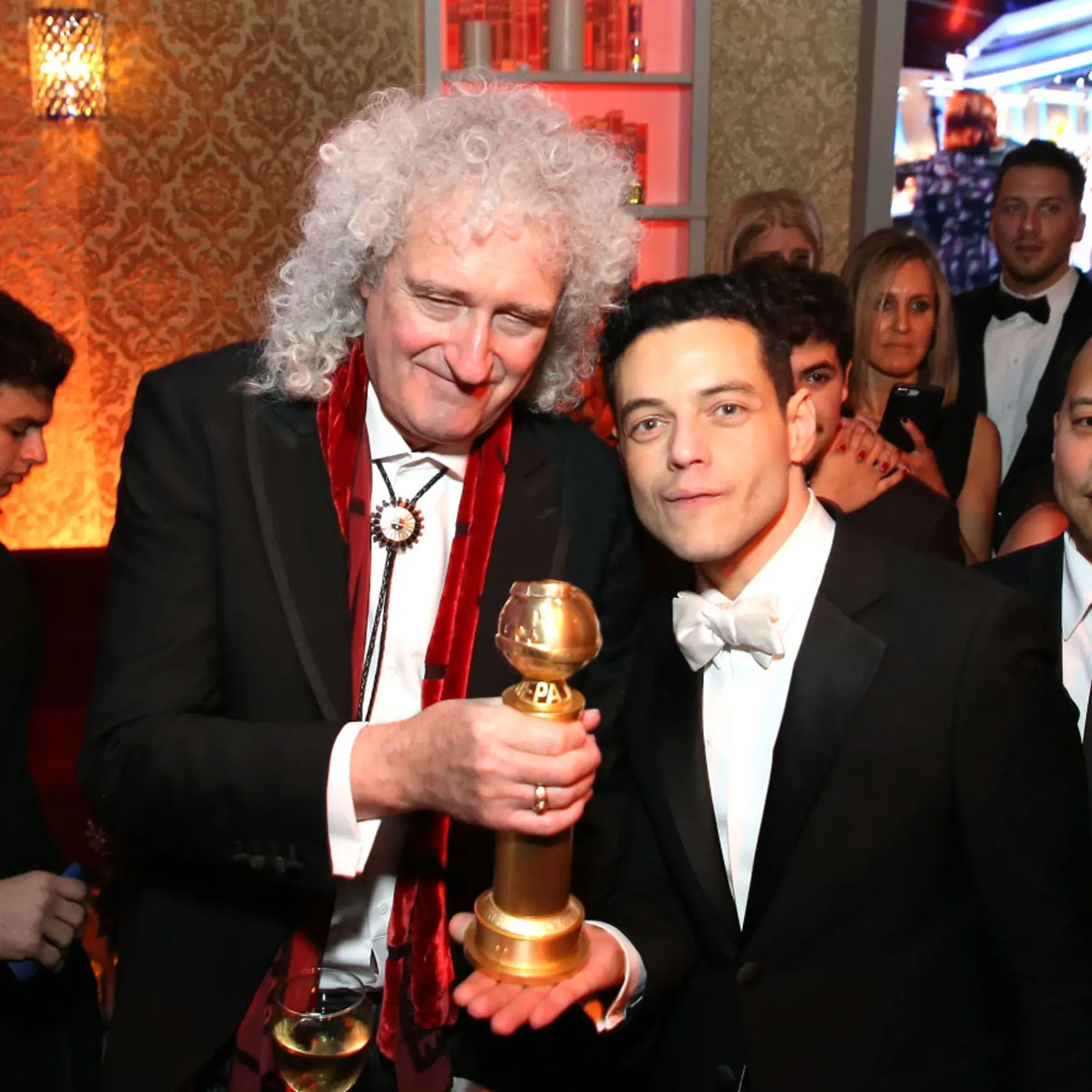 Brian May a Rami Malek.