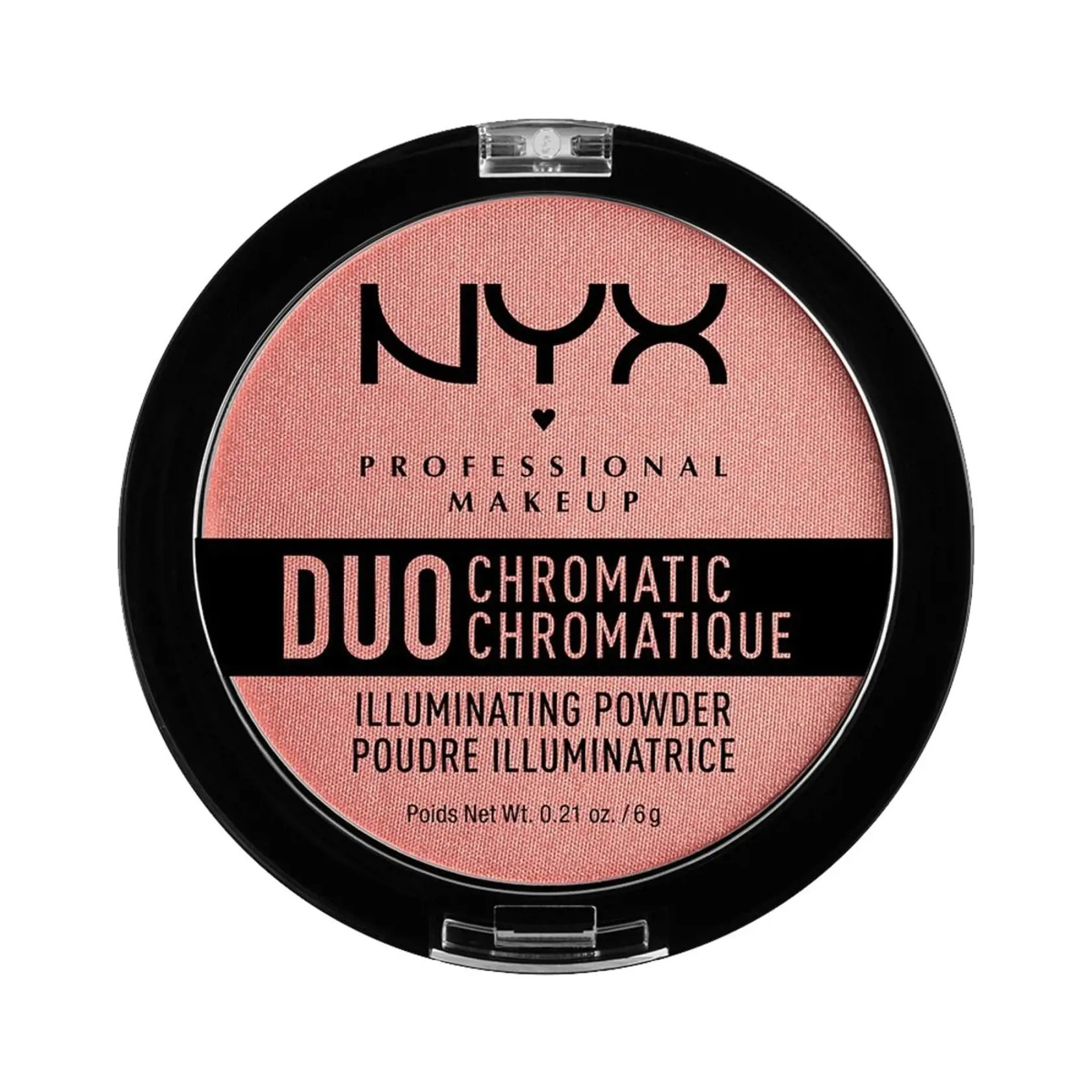 Rozjasňovač Duo Chromatic illuminating Powder pre oslnivý zdravý vzhľad, NYX, 9,90 €