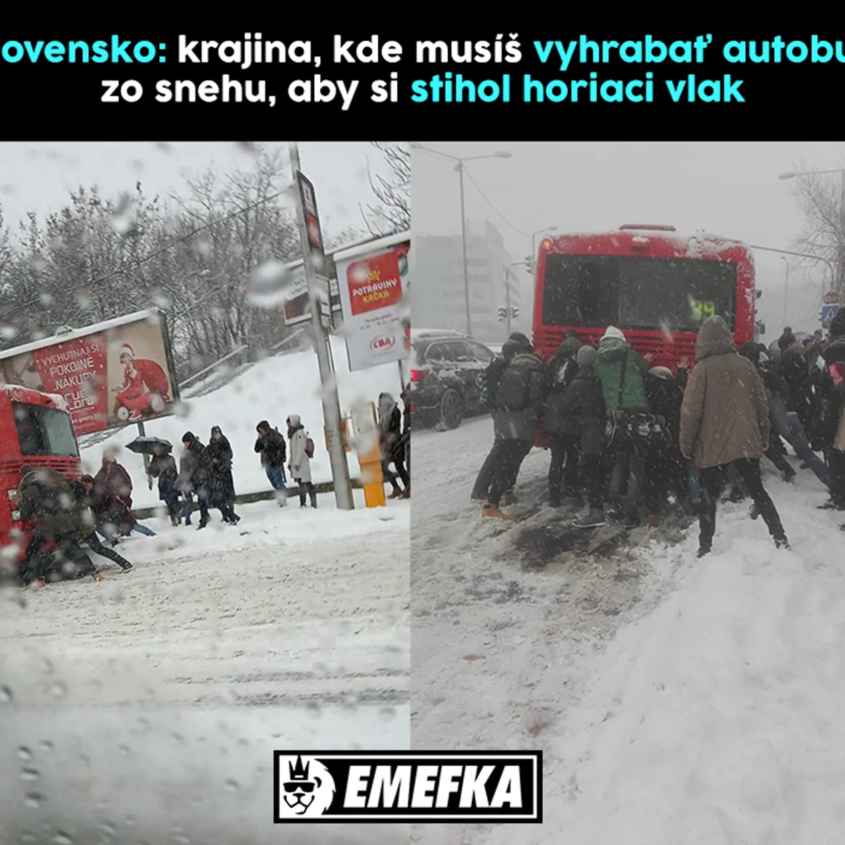 Vtipné obrázky o situácii v Bratislave.