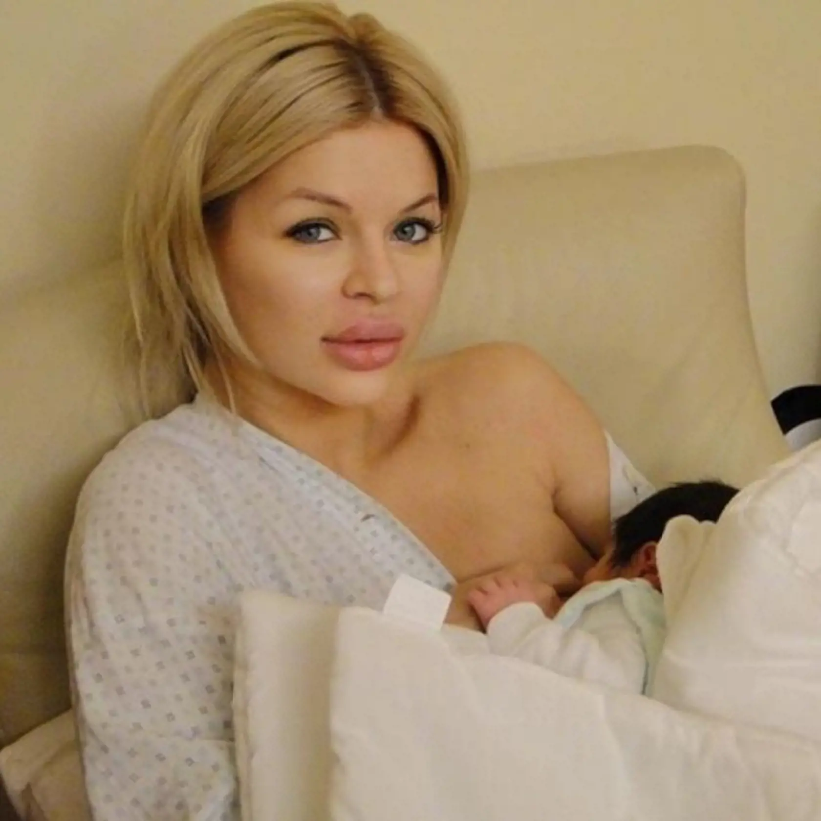 Silvia Kucherenko krátko po pôrode.