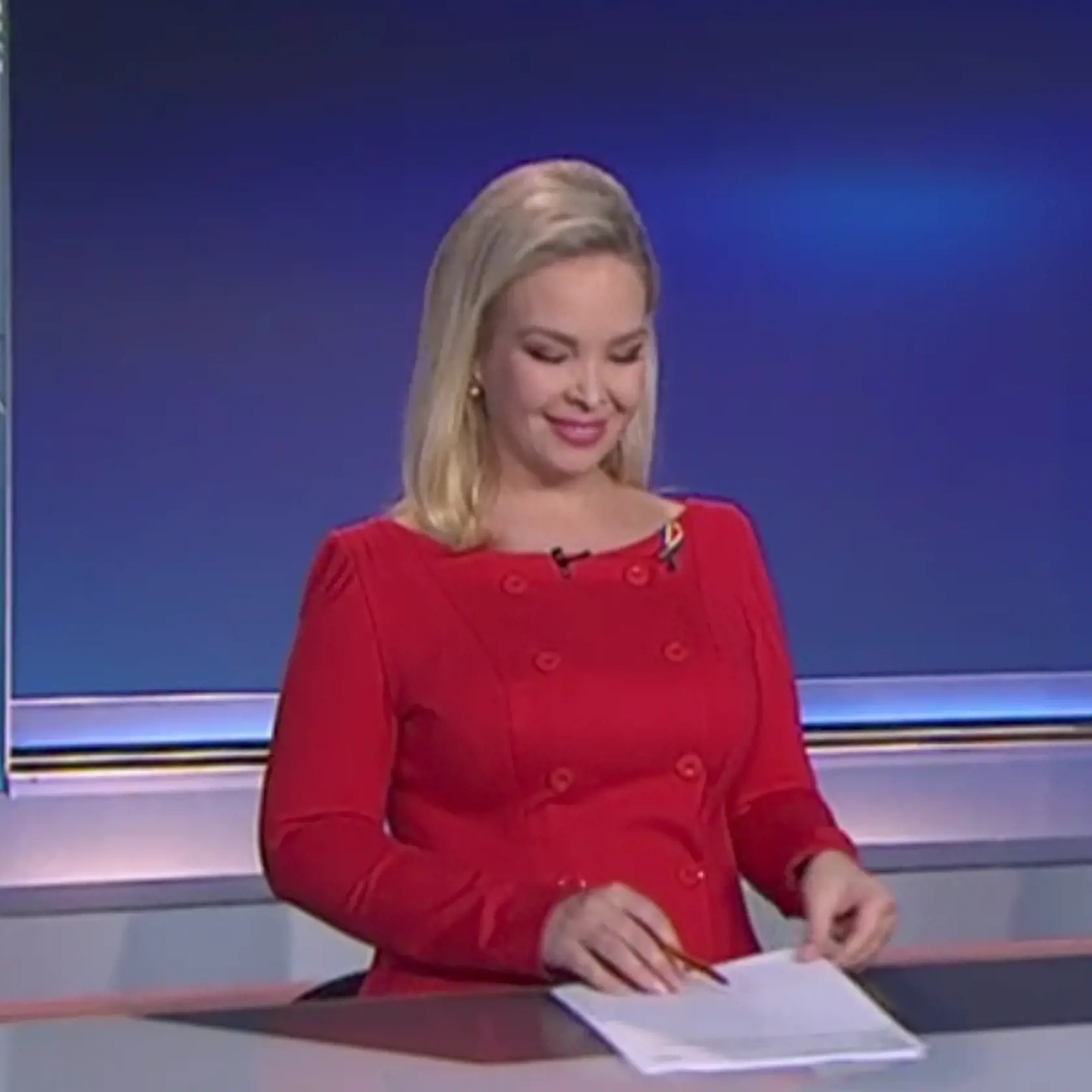 Moderátorka Lucia Barmošová v posledných dňoch na obrazovkách TV JOJ.