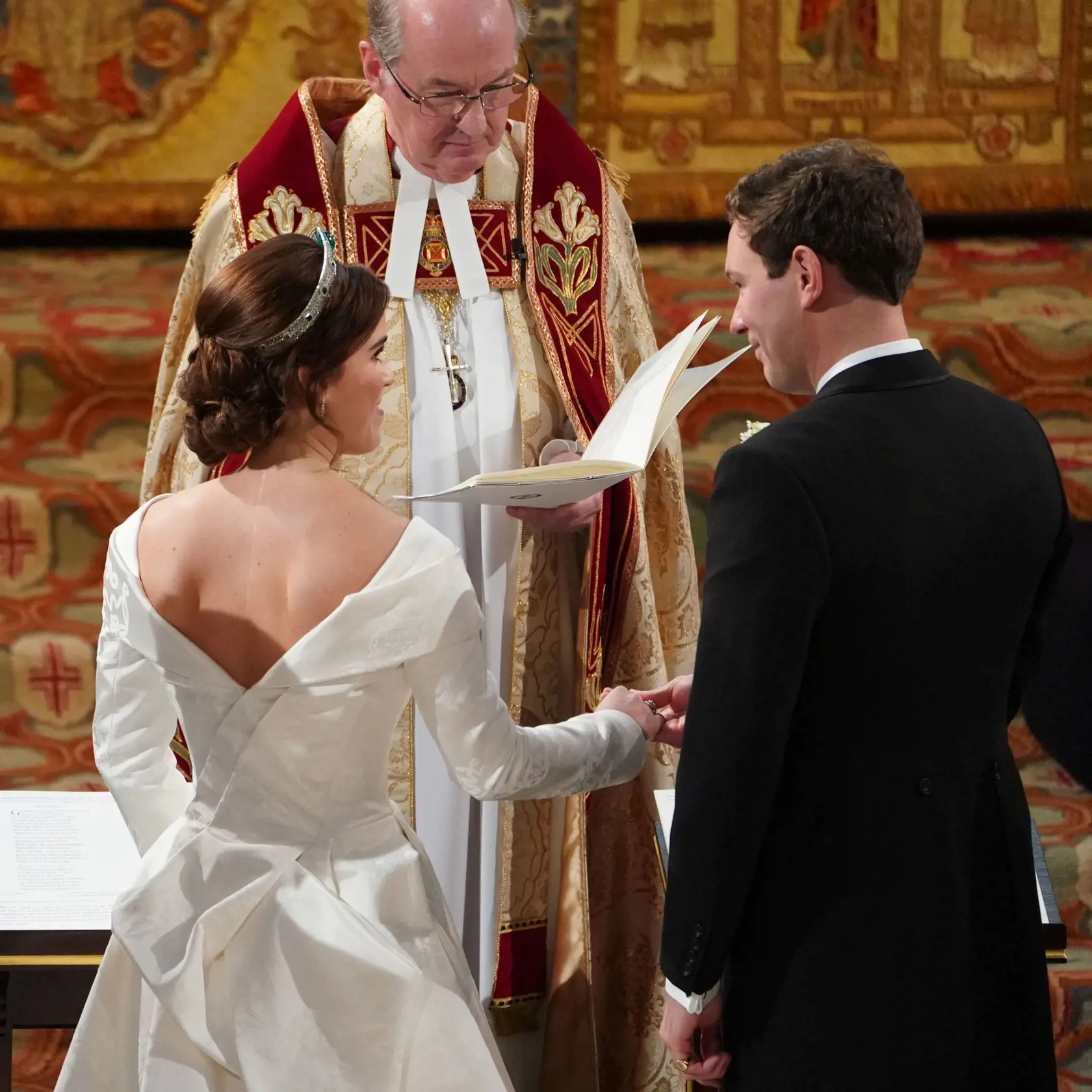 Svadba princeznej Eugenie a Jacka Brooksbanka.