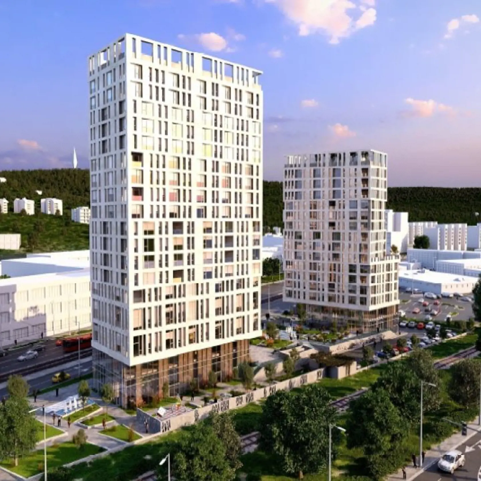 Projekt Fenix Park na Račianskej ulici má mať 19 podlaží.