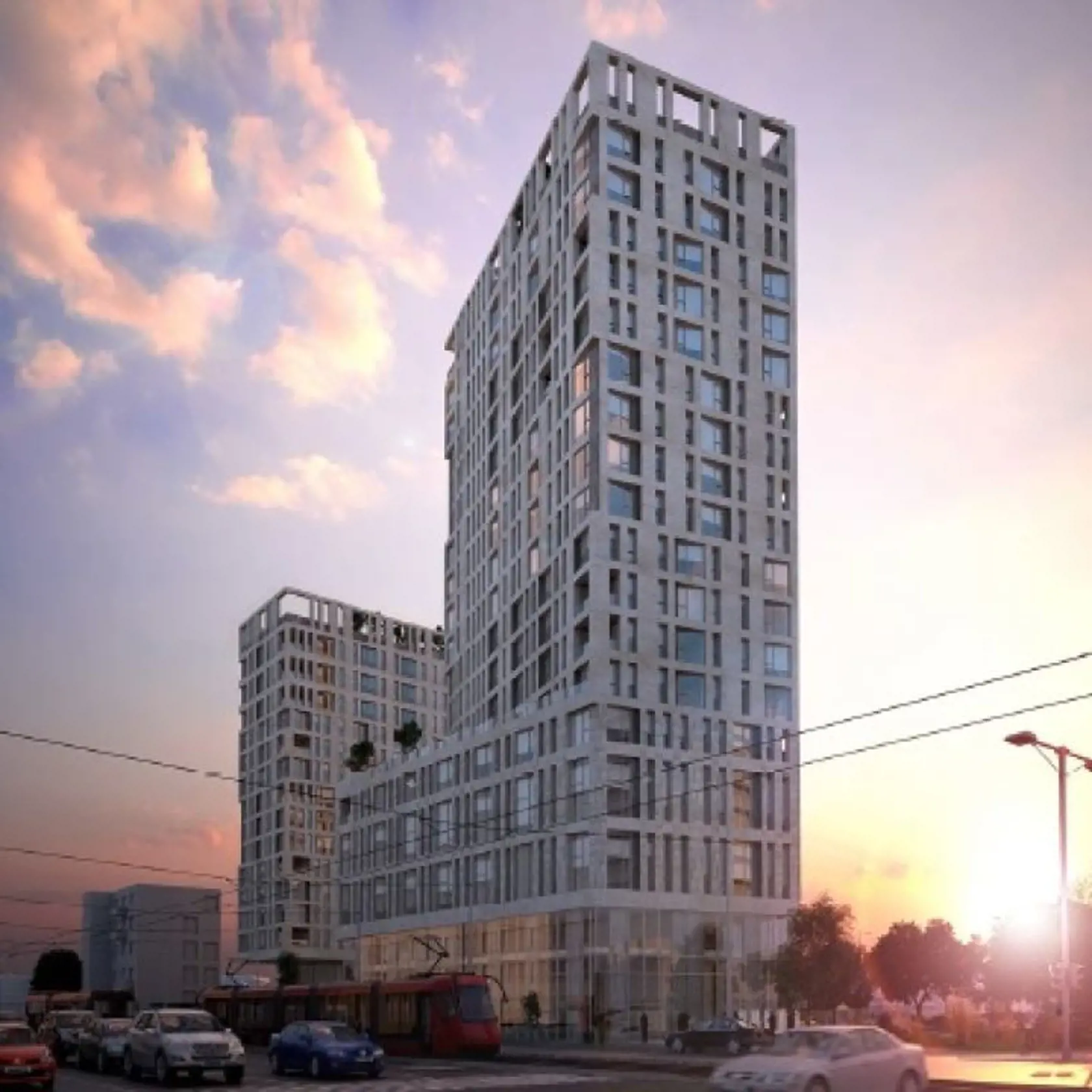 Projekt Fenix Park na Račianskej ulici má mať 19 podlaží.