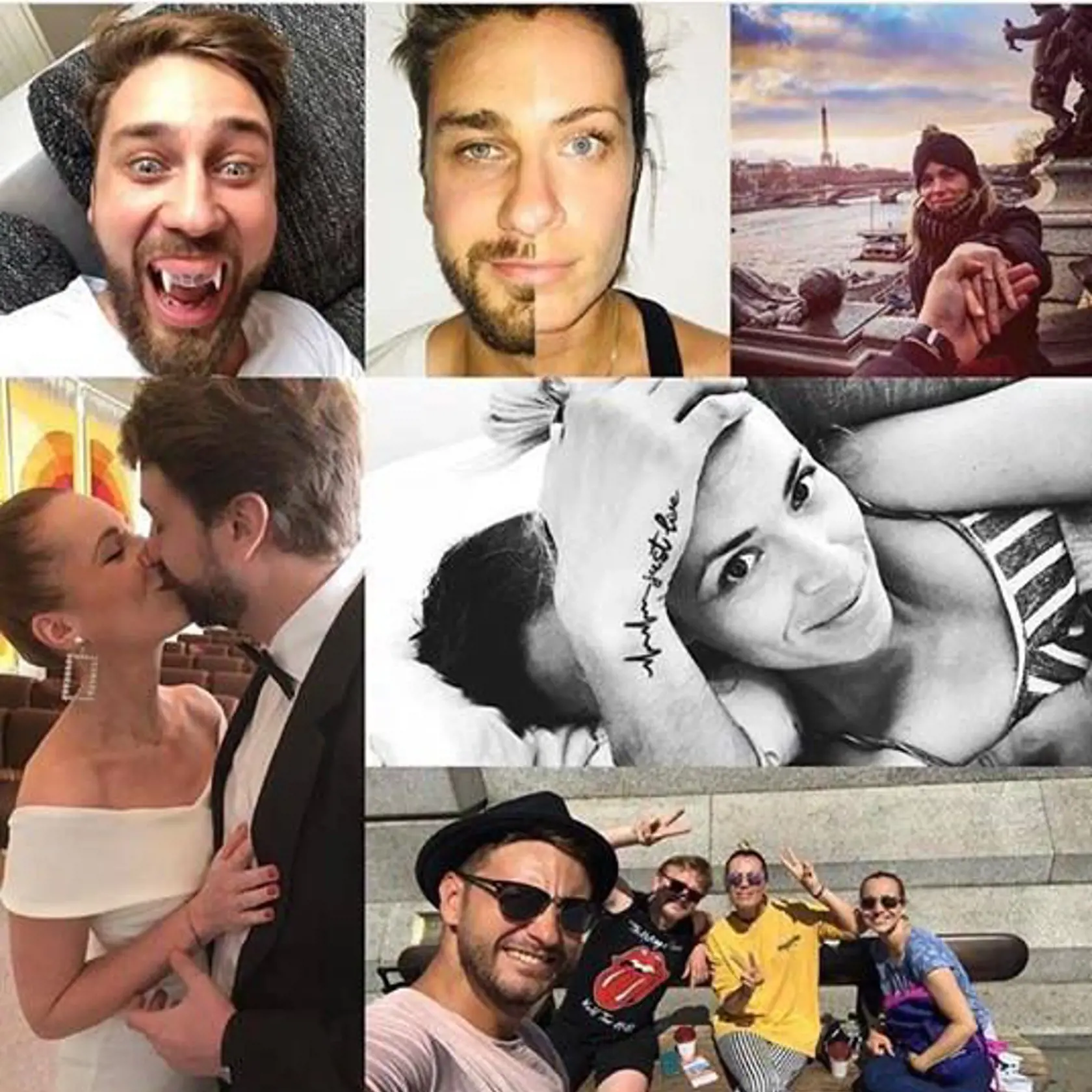 Svadobný záber sa objavil v koláži Mateja Galisa na Instagrame, ktorú zverejnil na konci roka 2018. Svadba herečky teda prebehla ešte minulý rok.
