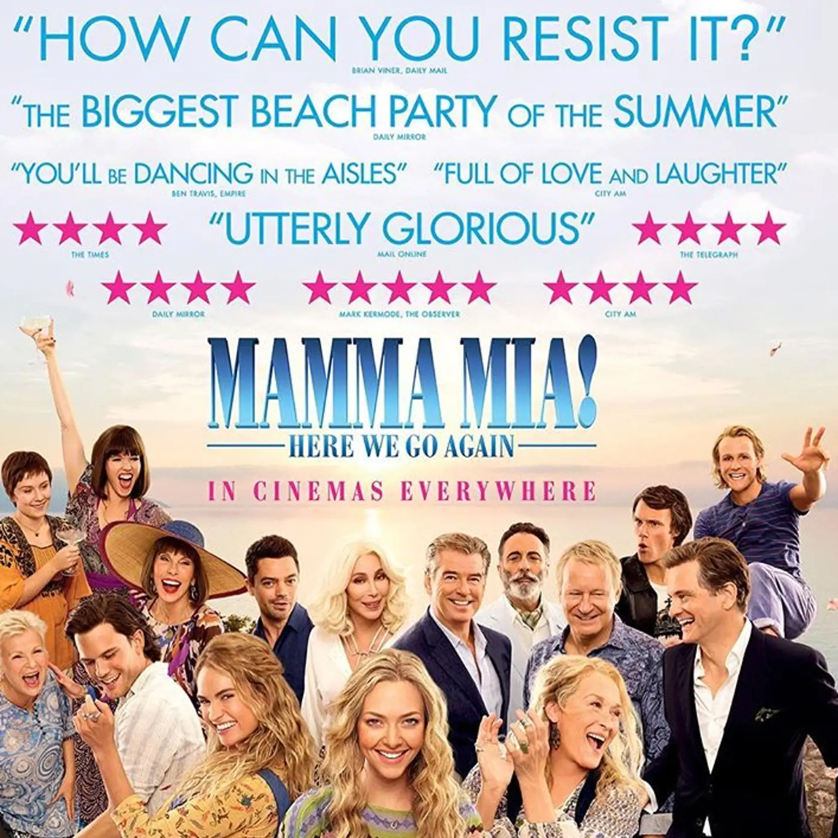 Vo filme Mamma Mia si zahrala poslušnú dcérku.