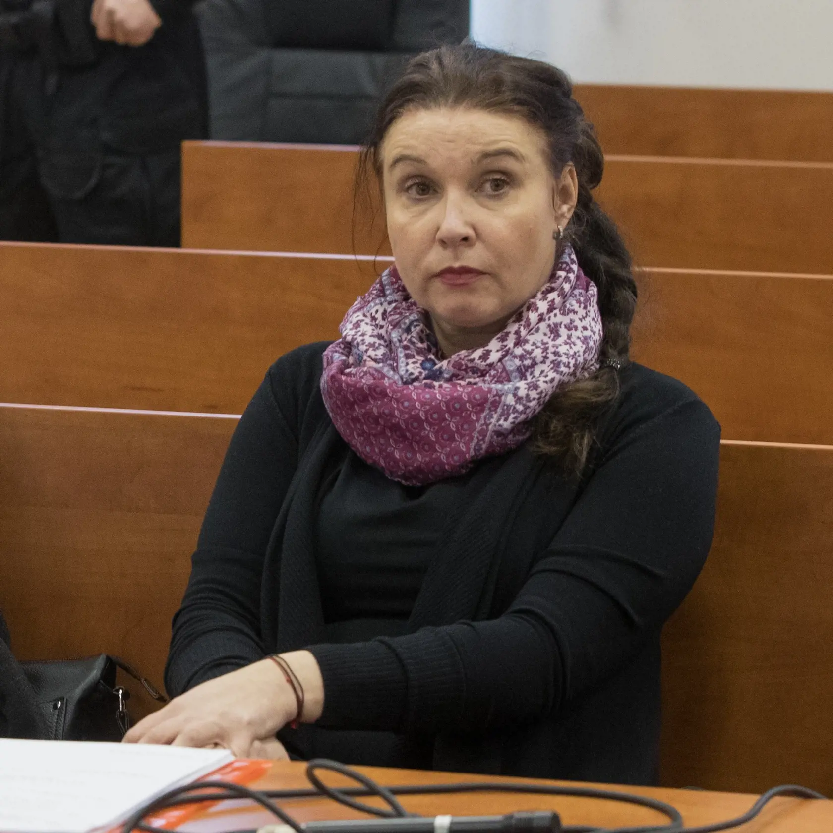 Siedme pojednávanie na Špecializovanom trestnom súde v Pezinku vo veci vraždy investigatívneho novinára Jána Kuciaka a jeho snúbenice Martiny Kušnírovej. Na snímke je súdna znalkyňa Michaela Rendeková.