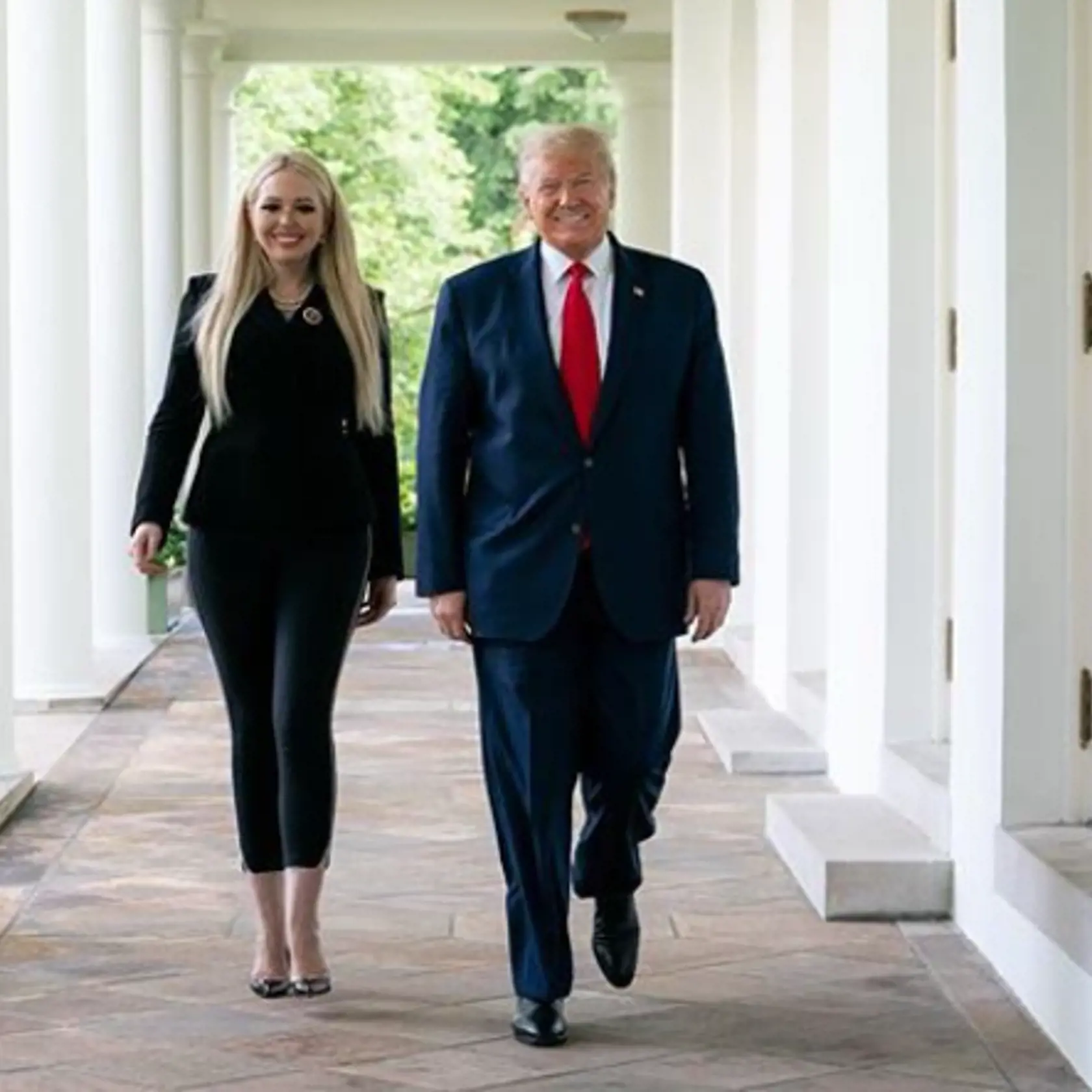 Tiffany Trump a prezident USA, Donald Trump.