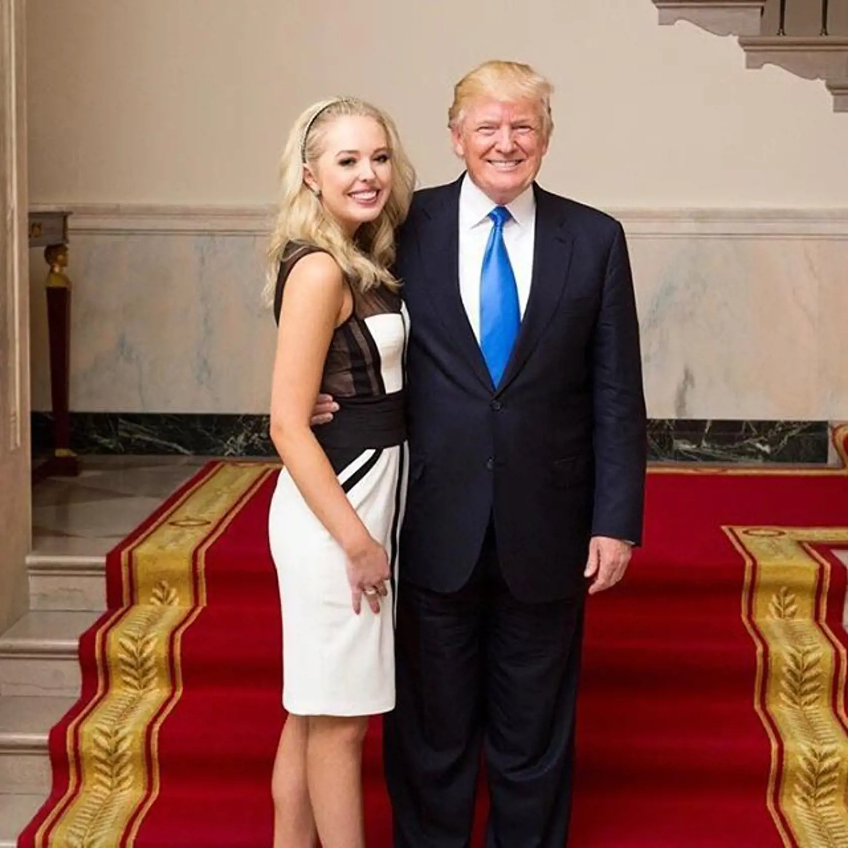 Tiffany Trump a jej otec, 45. americký prezident Donald Trump.