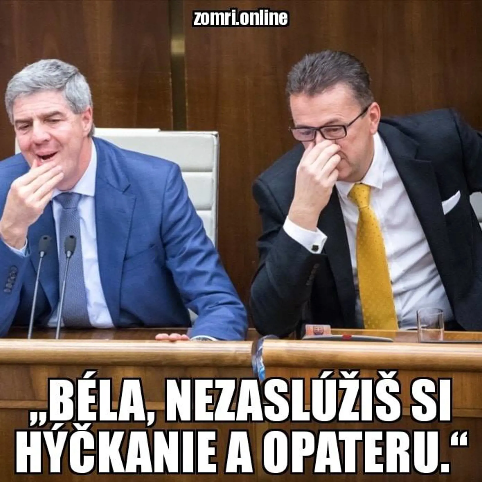Béla Bugár má podľa vtipkárov podiel na fraške okolo voľby ústavných sudcov. Vypomohli si aj Martinom Glváčom. 