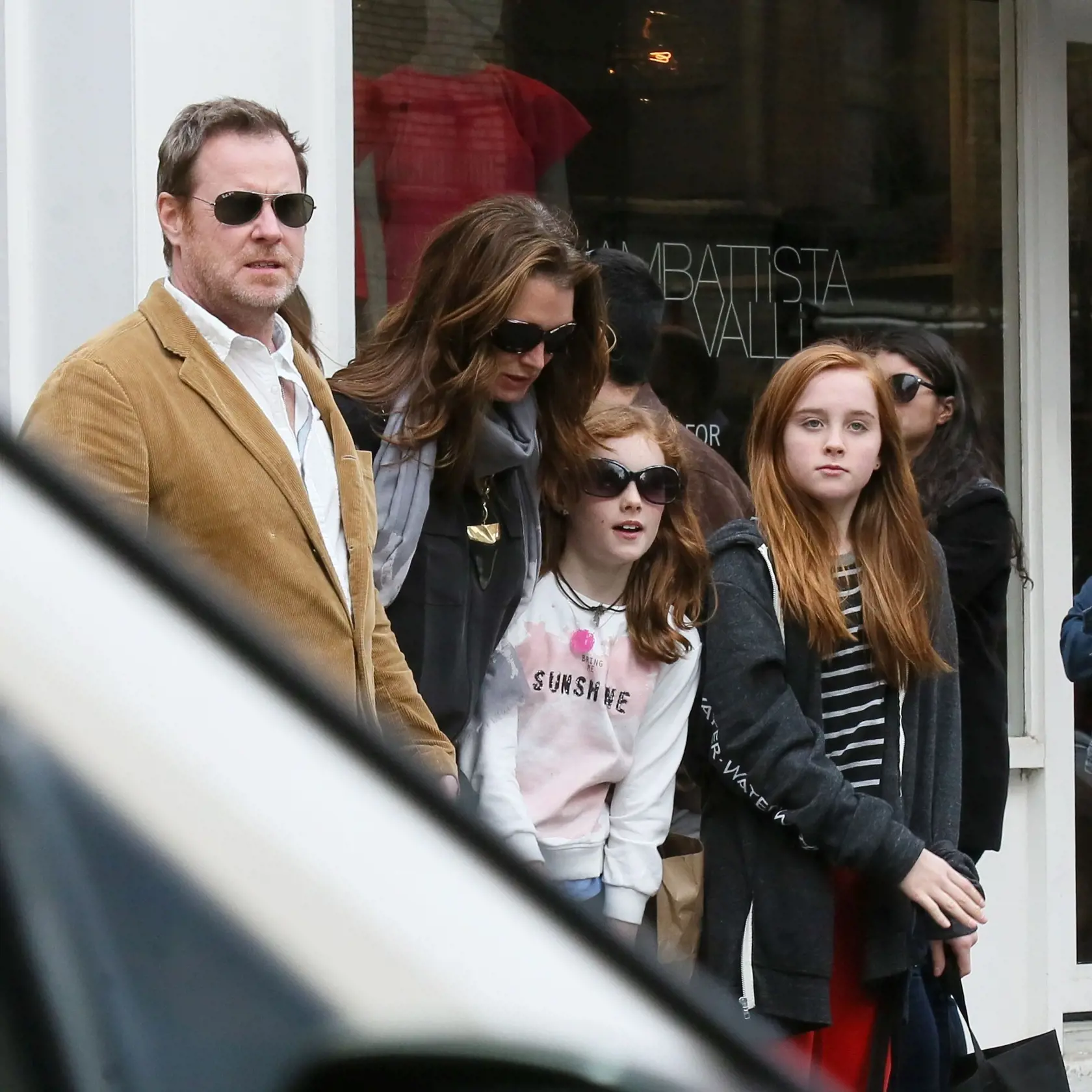 Brooke Shields s manželom a dcérami