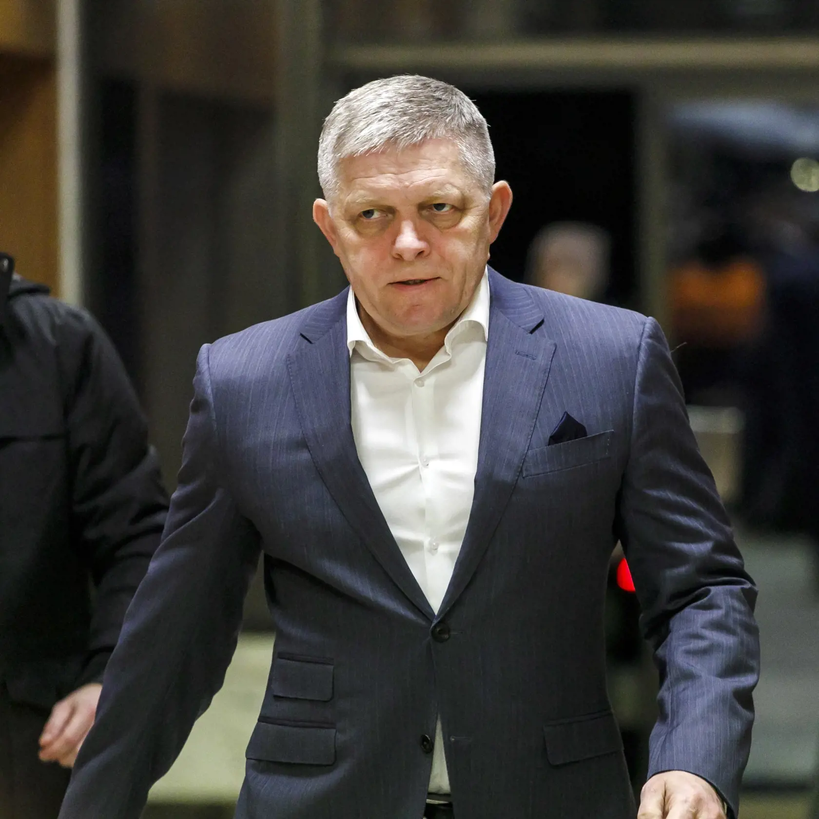 Na snímke predseda vlády SR Robert Fico (Smer-SD) prichádza na 71. rokovanie vlády SR v Bratislave 30. januára 2025. FOTO TASR - Dano Veselský