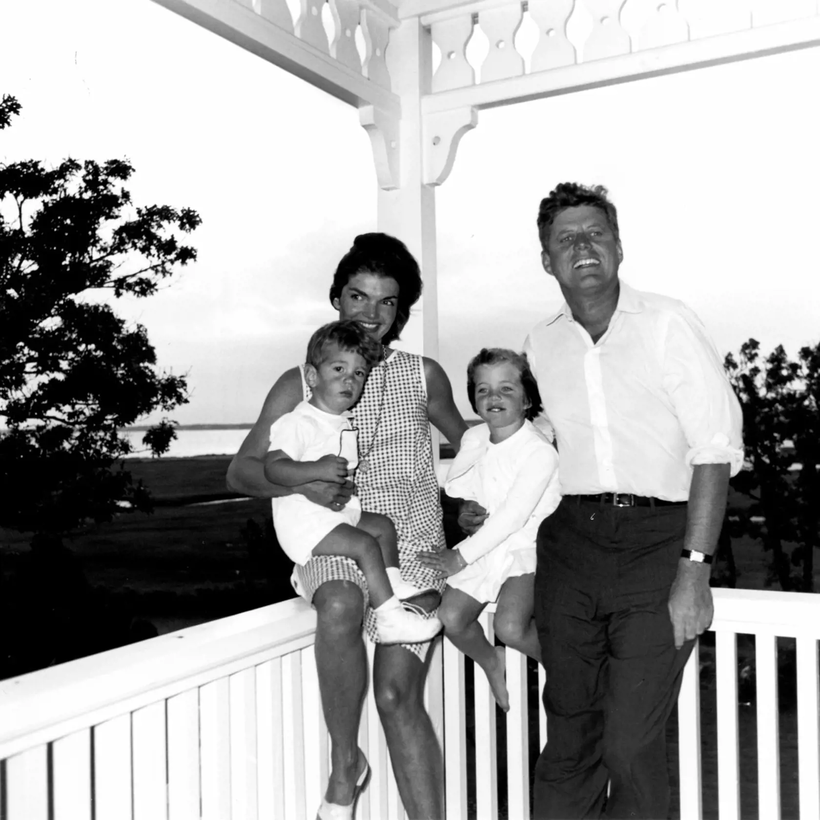 John F. Kennedy, the nation's 35th President, would have turned 100 years old on May 29, 2017. With the centennial anniversary of John F. Kennedy's birth, the former president's legacy is being celebrated across the nation. PICTURED: 00 00, 1961; Washington, DC, USA; Date unknown. Kennedy Family Portrait: (L-R) JOHN F. KENNEDY JR., JACKIE KENNEDY, CAROLINE KENNEDY and President JOHN F. KENNEDY., Image: 333235449, License: Rights-managed, Restrictions: JOHN F KENNEDY LIBRARY PHOTO:, Model Release