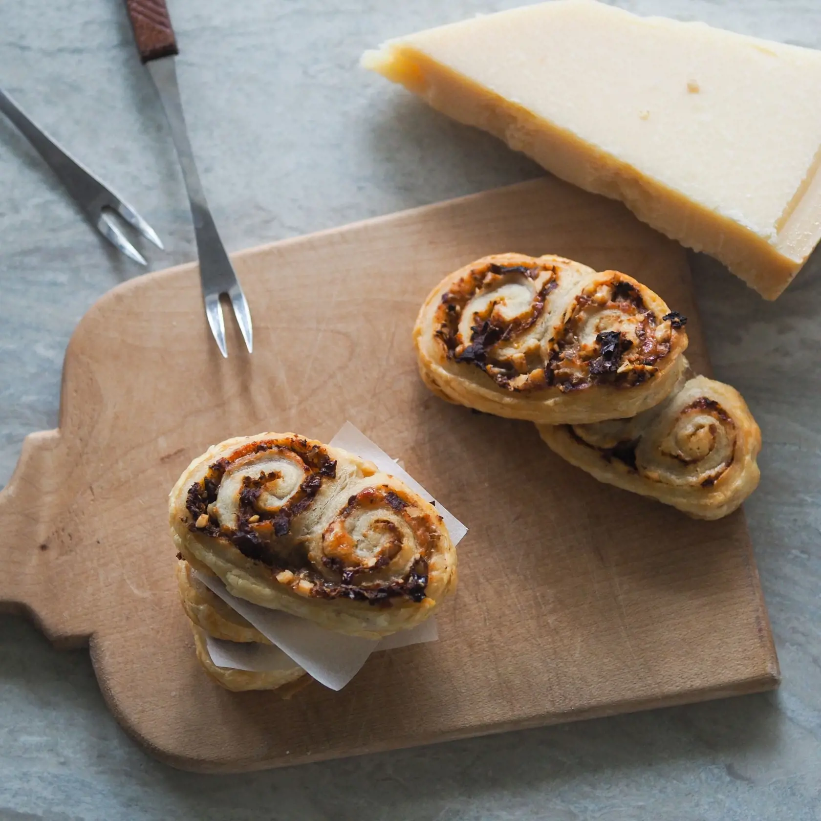 Slané koláčiky Palmiers