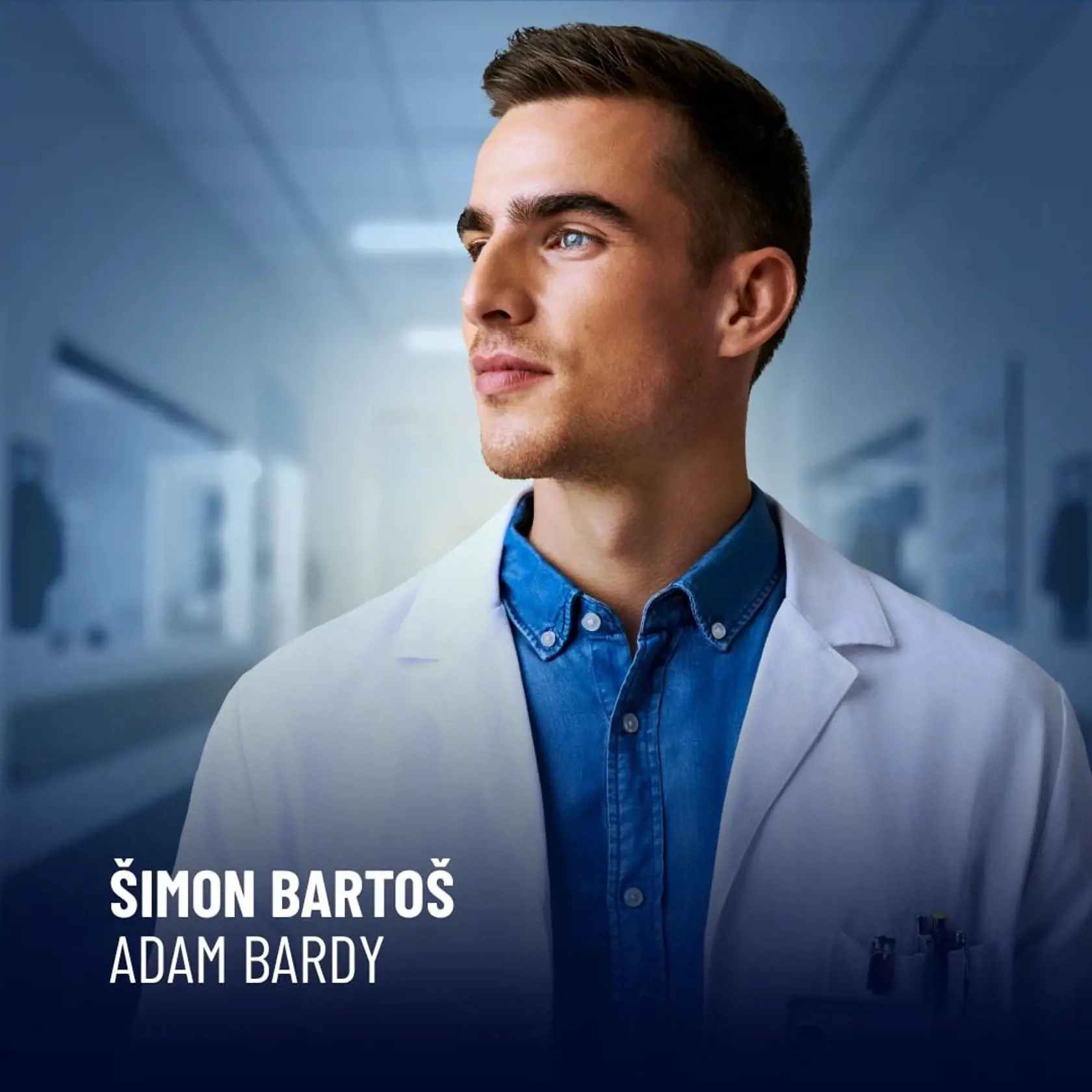 Adam Bardy s rodinou.