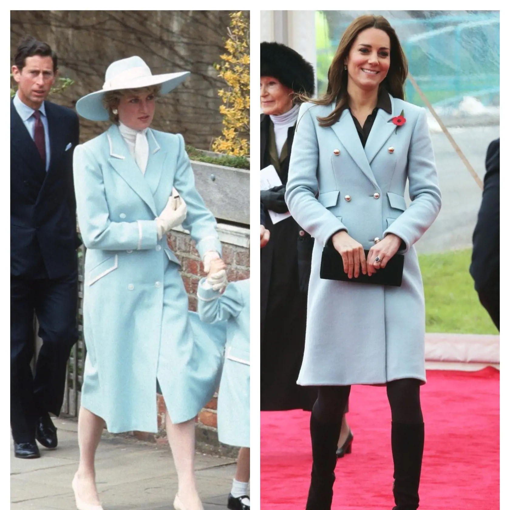 Princezná Diana a vojvodkyňa Kate