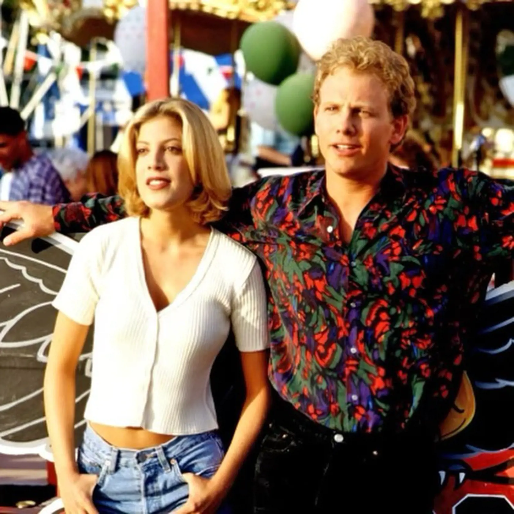 Ian Ziering a Tori Spelling patria stále k najlepším kamarátom.