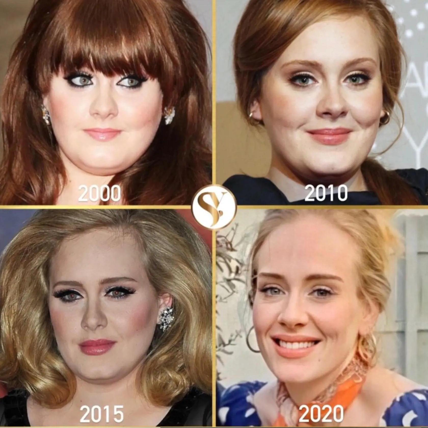 Speváčka Adele - páni, to je ale zmena.