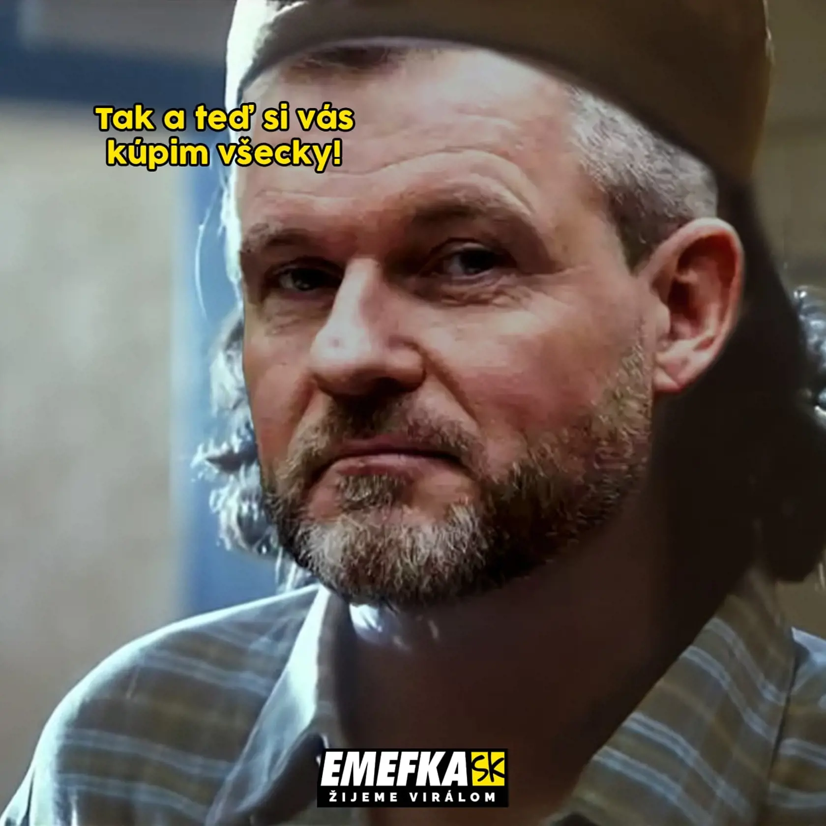 Bohuši, si to ty? Bohumil Stejskal, hlavný hrdina z kultovej komédie s názvom Dedičstvo alebo Kurvahošigutntag nie je podľa niektorých vlastne nikto iný, ako novozvolený slovenský prezident Peter Pellegrini. A vraj si nás teraz kúpi všetkých - jedného po druhom! Čo myslíte, bude náš politik na toto podozrenie nejako reagovať? Uvidíme, veď ako sa hovorí, trpezlivosť ruže prináša -  a to aj legendárnemu Bohušovi.