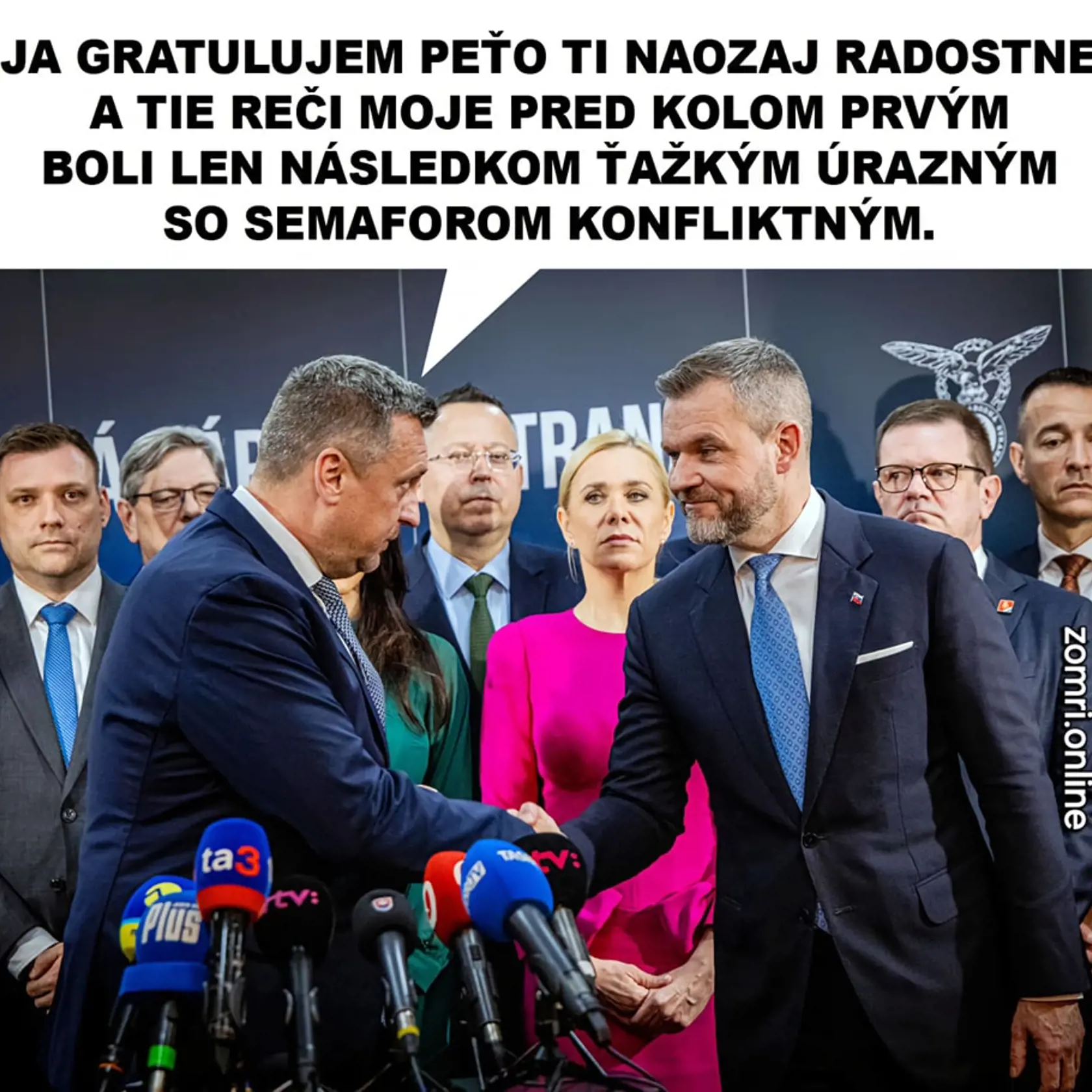 Zdá sa, že aj na koaličnej tlačovke 3. apríla, keď Andrej Danko podporil Petra Pellegriniho, bola reč aj o semafore. Má to však logiku, šéfovi parlamentu dali voliči do Prezidentského paláca predsa jasnú zelenú.