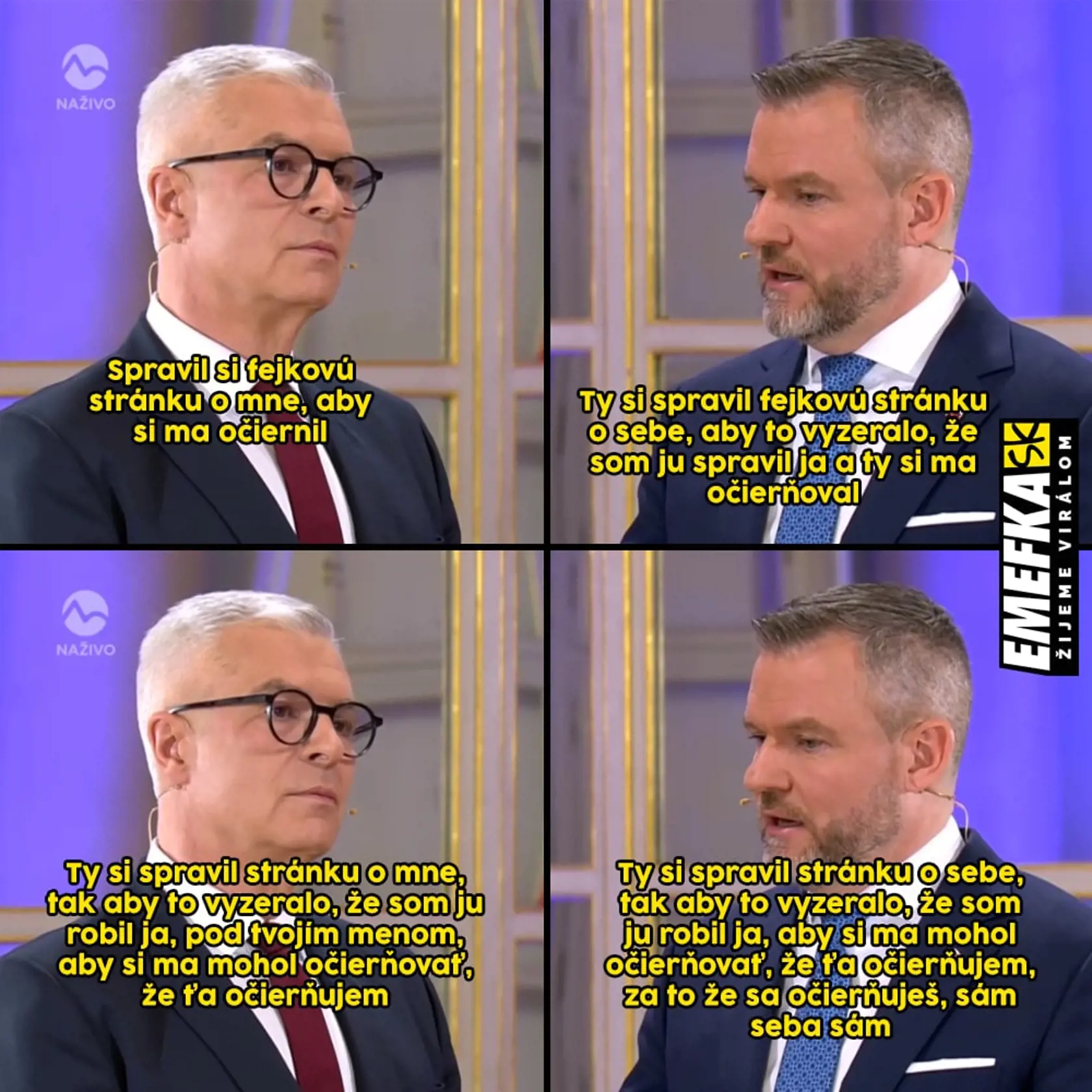 Kto je tu HEKEROM? Fejková stránka Ivana Korčoka mala byť dielom firmy, ktorá v kampani spolupracovala s Petrom Pellegrinim. A tak tu máme horúcu debatu na túto citlivú tému, lebo prezidentskí kandidáti si to medzi sebou musia predsa ujasniť...