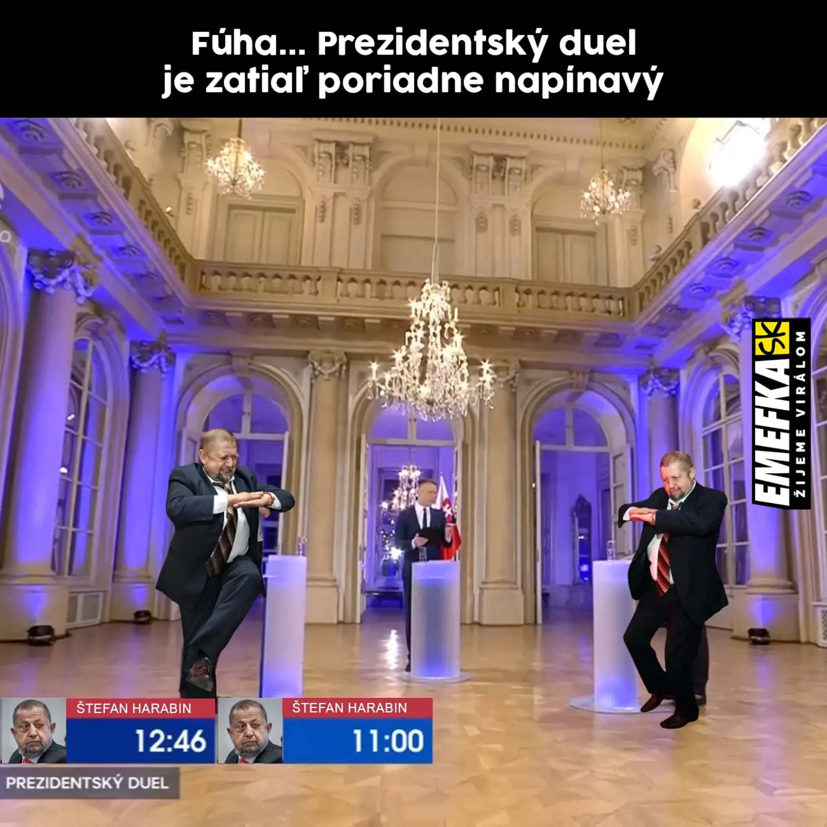 Štefan Harabin je tretím najúspešnejším kandidátom na prezidenta v roku 2024. No POZOR: tak ako bývalý šéf Najvyššieho súdu SR verejne nezatancoval Ivan Korčok ani Peter Pellegrini. Napriek tomu si posledne menovaného Slováci za nástupcu Zuzany Čaputovej napokon jasne zvolili.