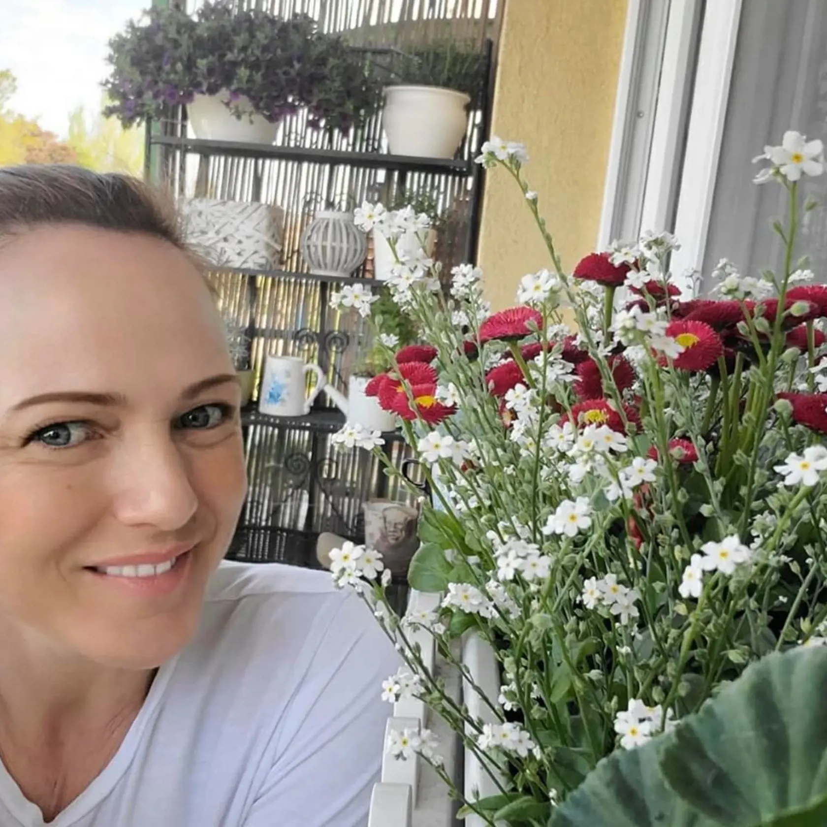 Adriana Poláková trávi najradšej čas na svojom pekne zariadenom balkóne.