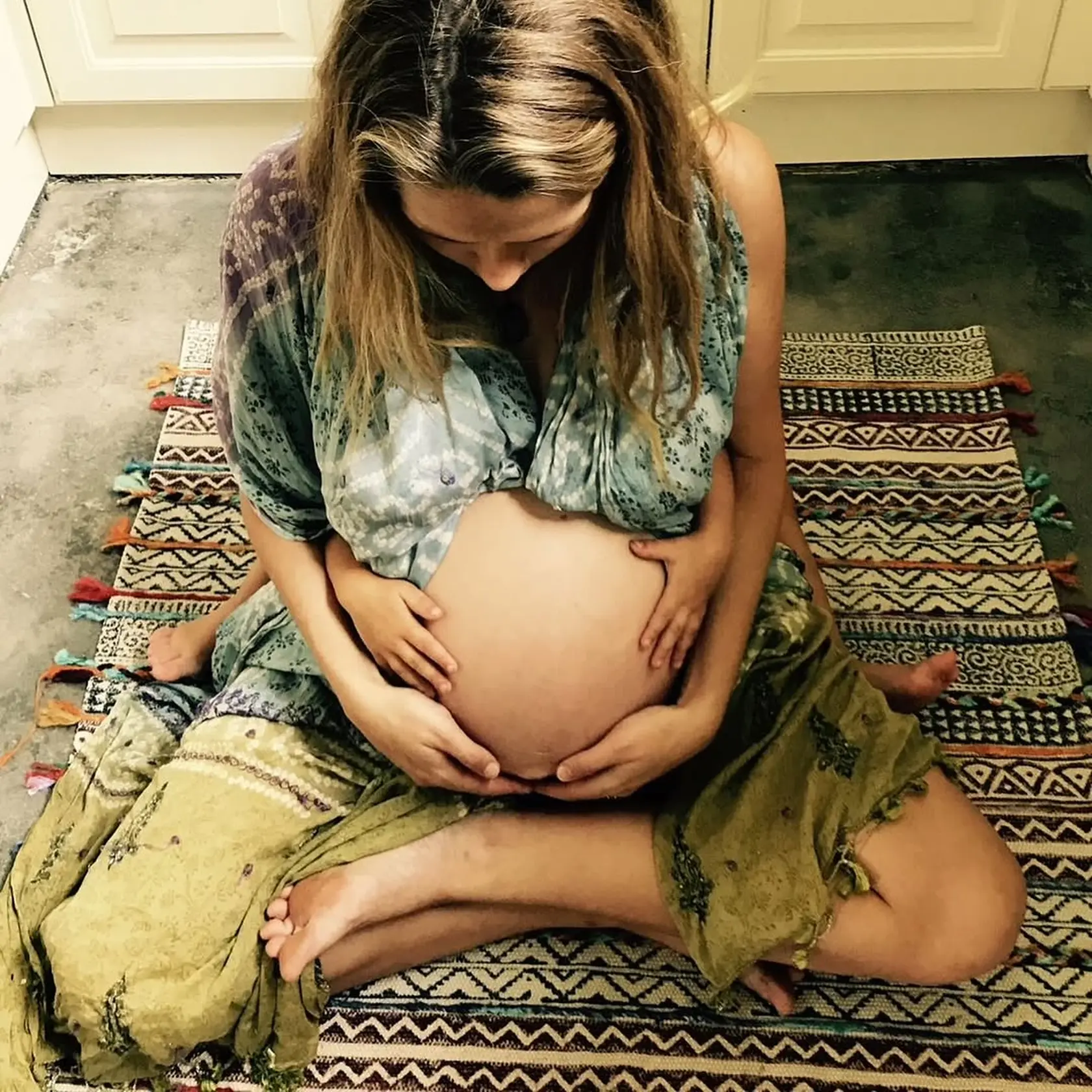 Teresa Palmer počas prvého tehotenstva.