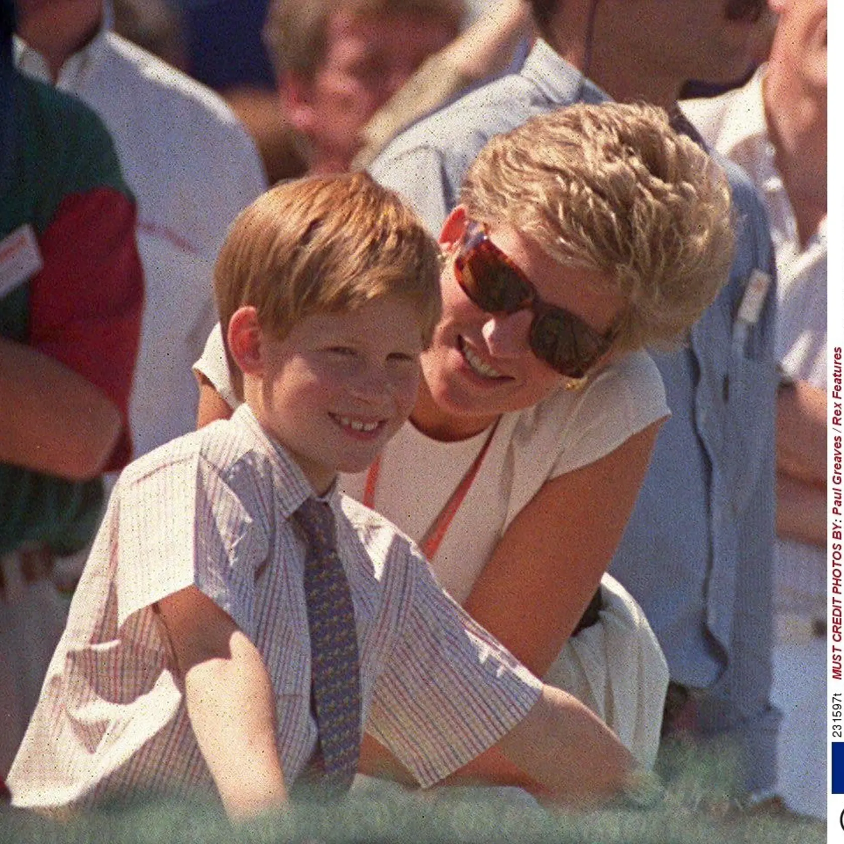 Princezná Diana a princ Harry