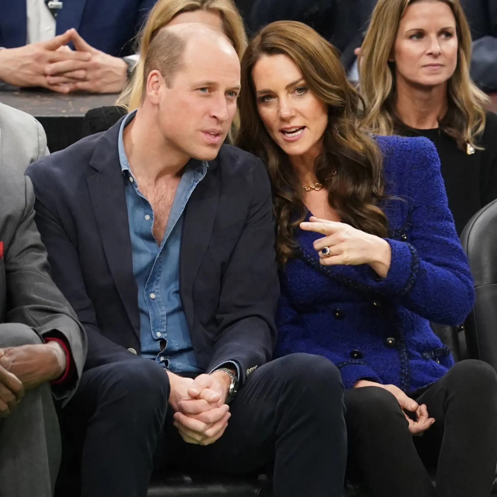 Princ William a princezná Kate si pozreli zápas Boston Celtics proti Miami Heat.