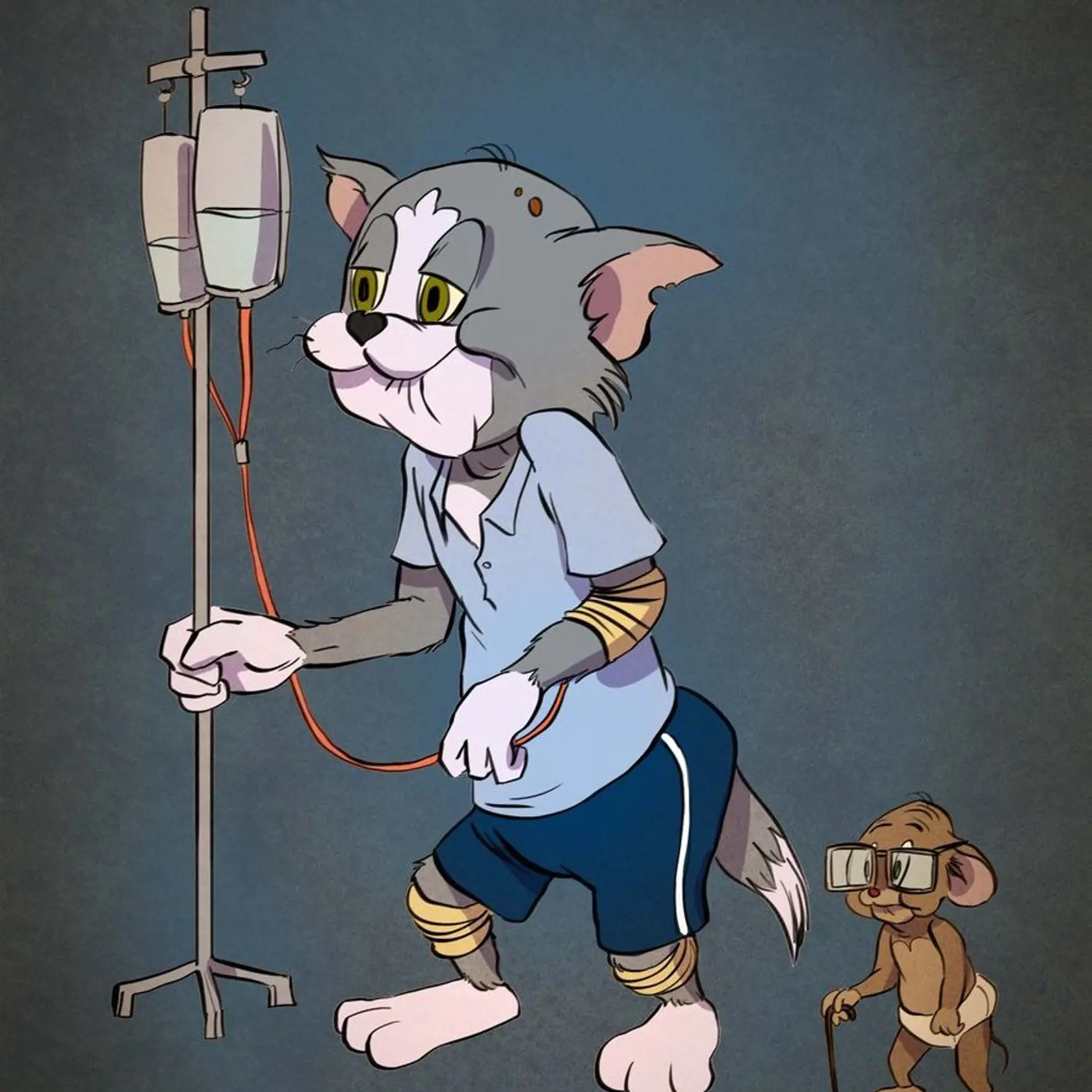 Seriál vznikol ešte v roku 1940, ak by teda jeho hlavní predstavitelia na televíznych obrazovkách starli, mohli by dnes vyzerať nejako takto.