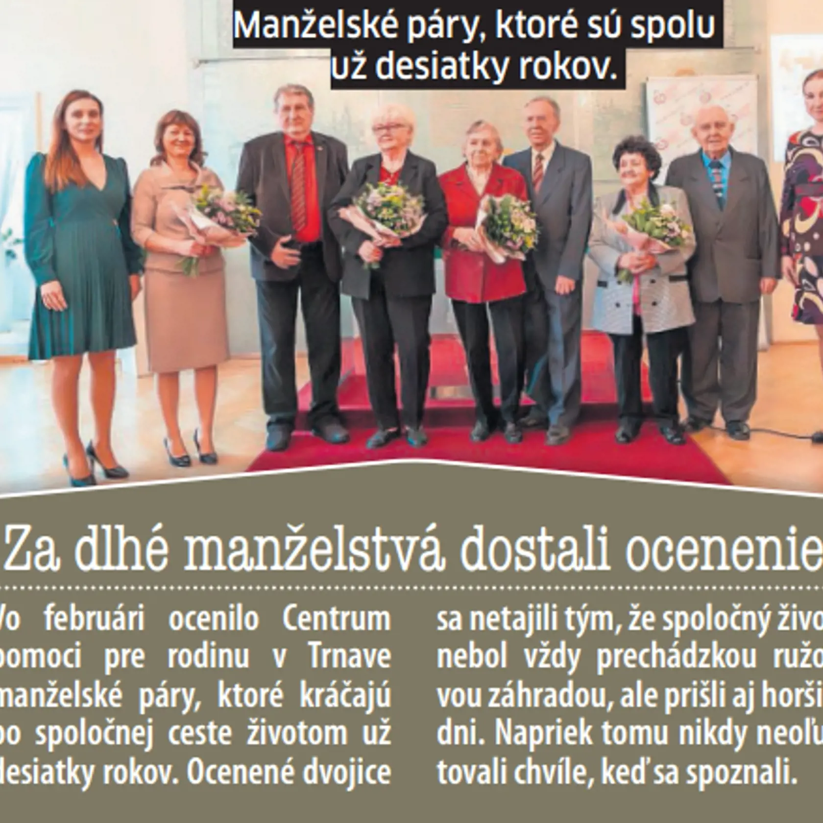 Ocenenie získali vo februári tohto roku.