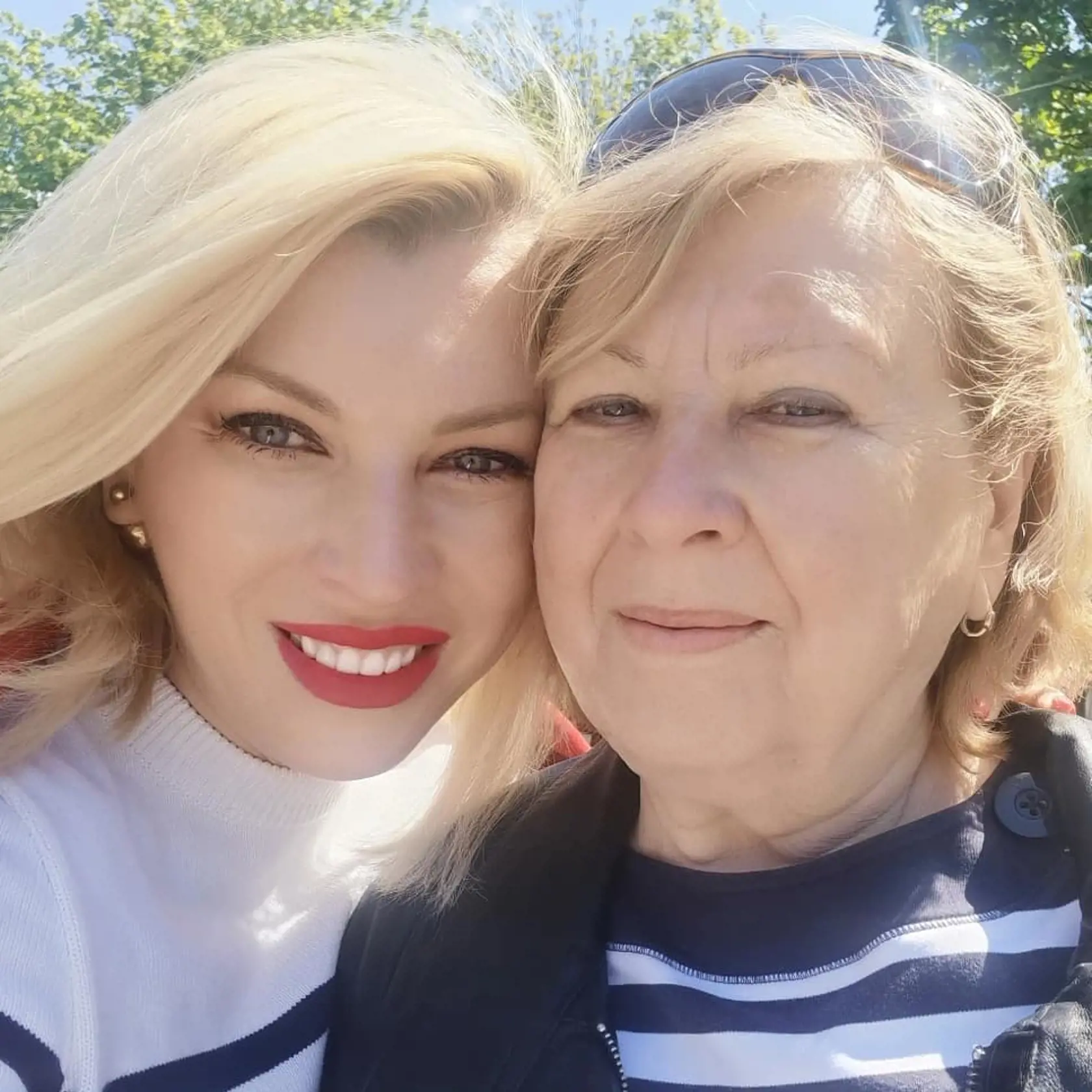 Televízna producentka Gabriela Drobová s mamou.