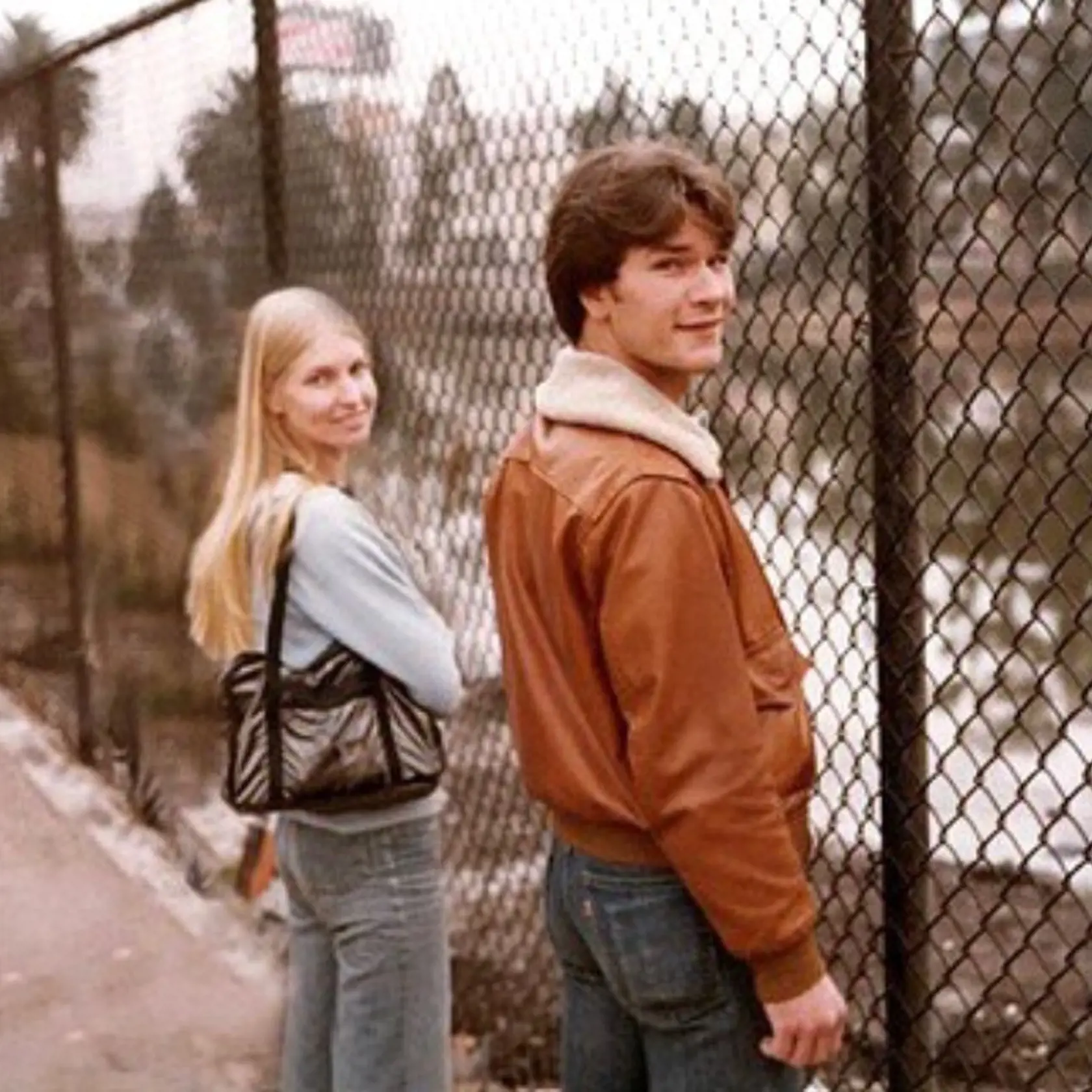 Lisa a Patrick Swayze v mladosti.