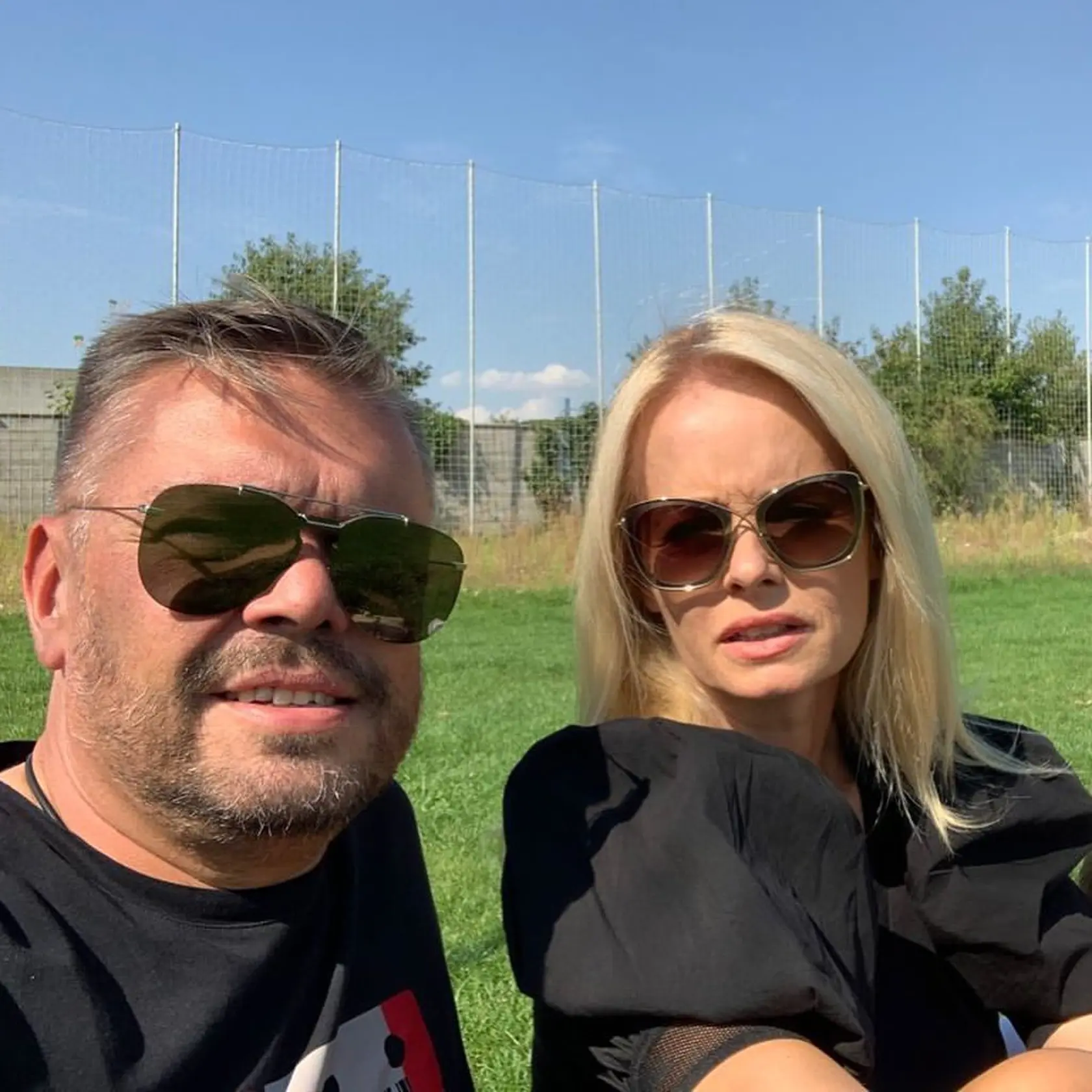 Rosnička Mirka Almásy s manželom Ľubom, ktorého veľmi verejne neukazuje.