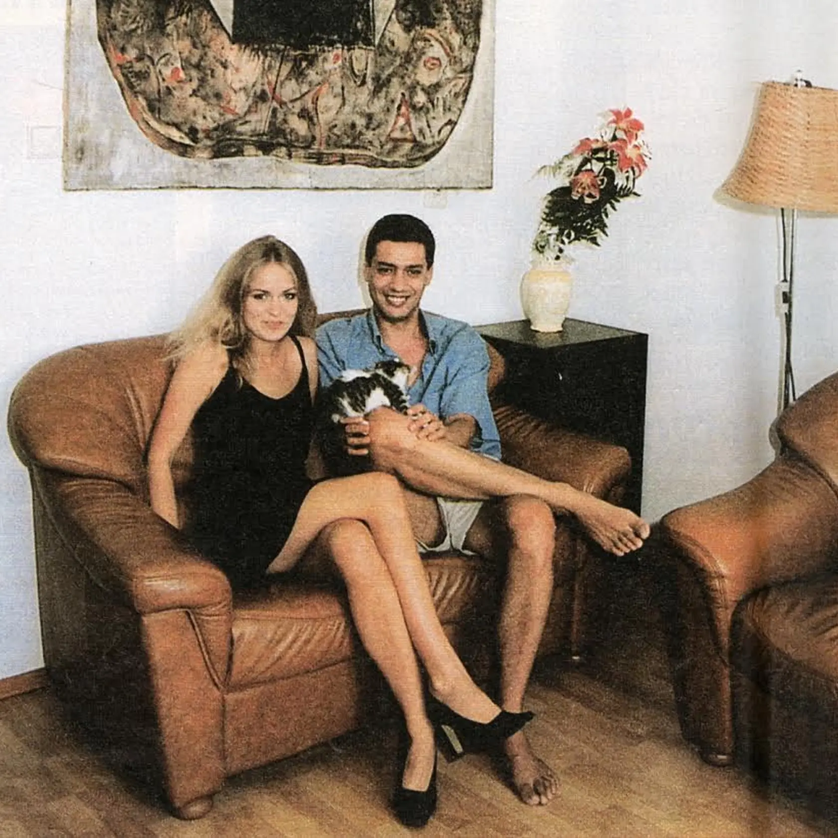 Ďuro Černý a Jana Hospodárová v čase, keď spolu chodili.