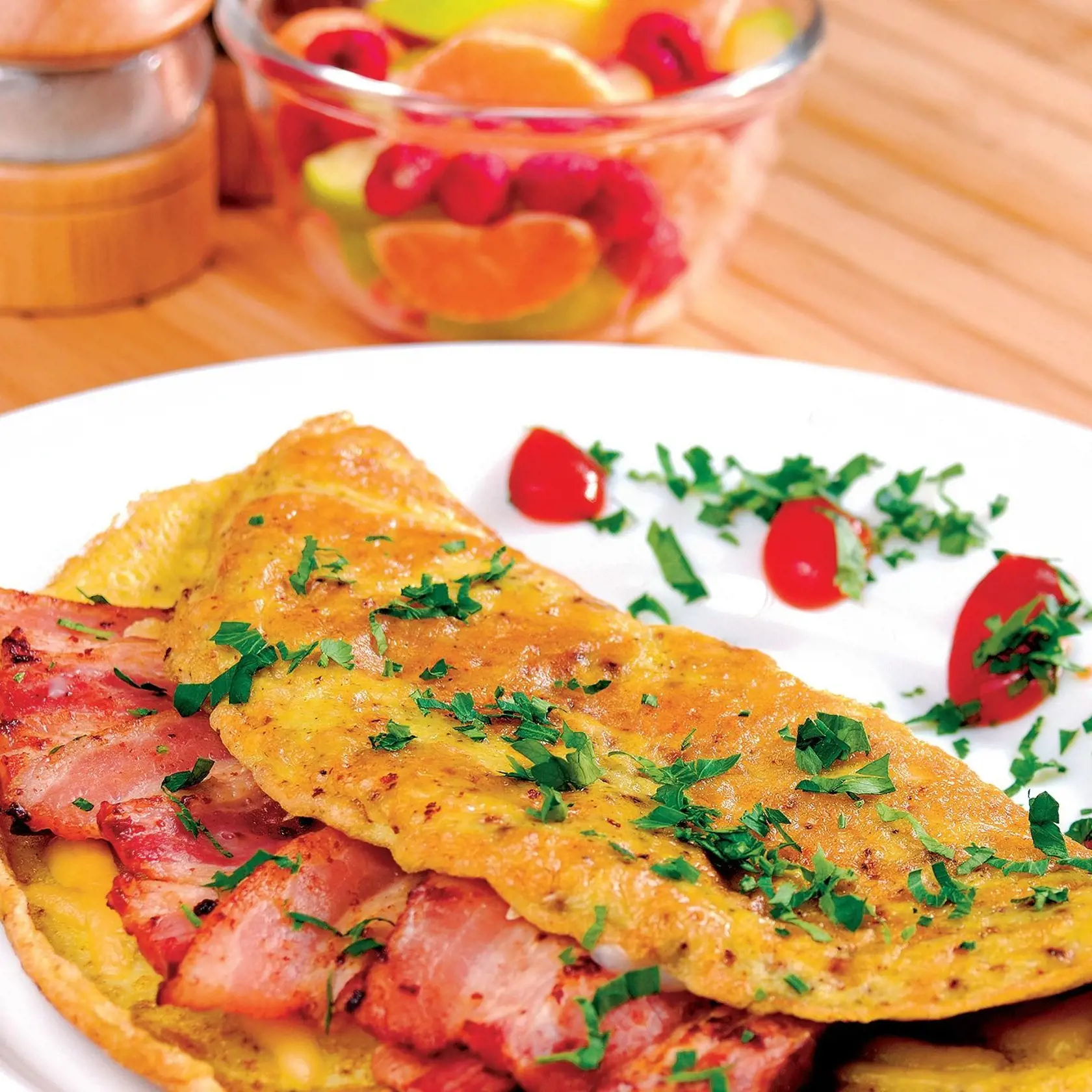 Slané palacinky so slaninkou