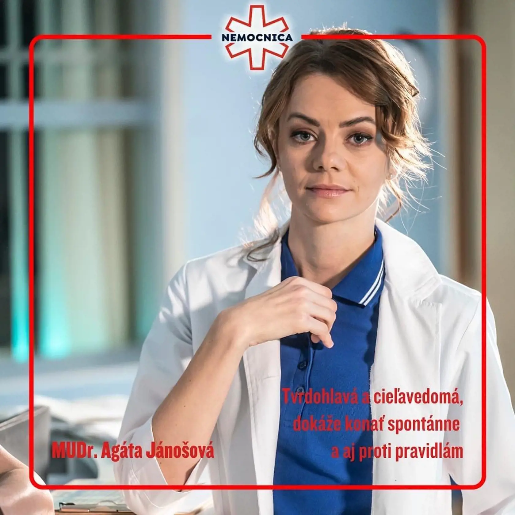 Anna Nováková ako MUDr. Agáta Jánošová