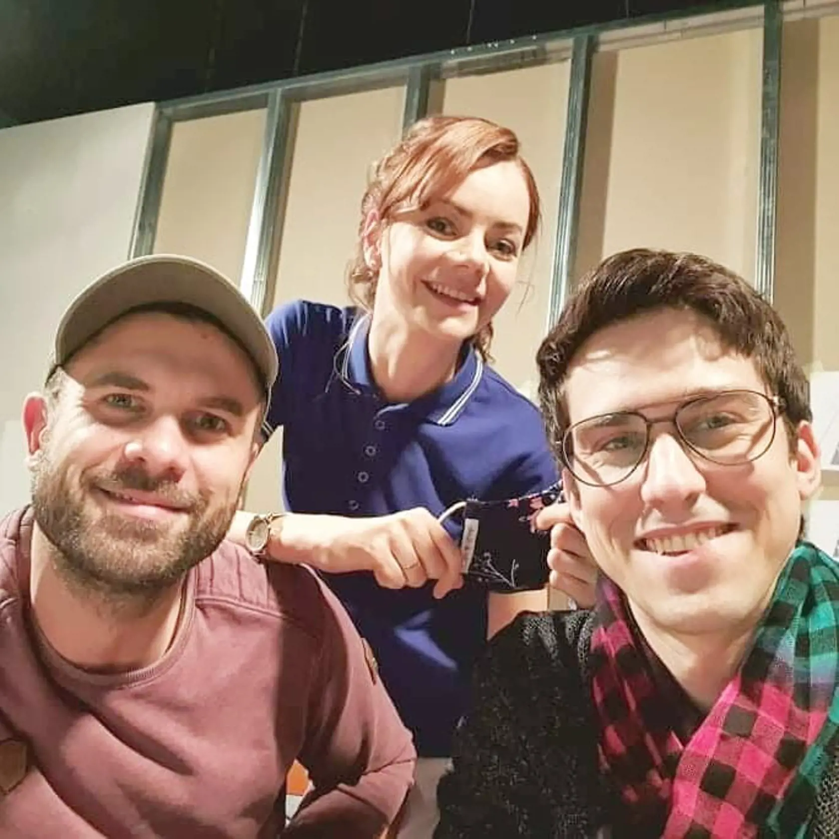 Anna Nováková s hereckými kolegami