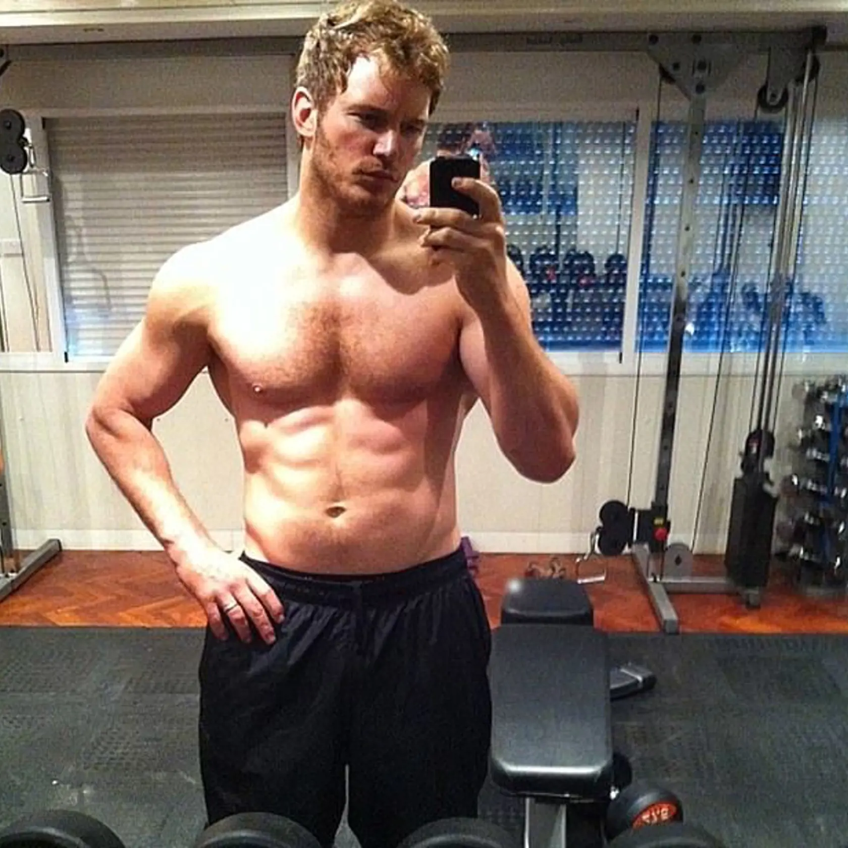 Takto Chris Pratt vyzeral ešte minulý rok.