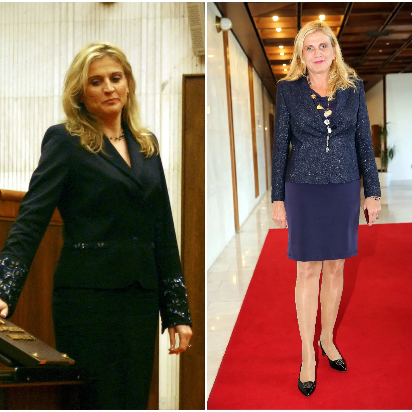 Poslankyňa za Smer-SD Jana Vaľová a primátorka mesta Humenné svoj štýl veľmi nemení. Ostala verná blond farbe aj láskou k elegantným kostýmom. 