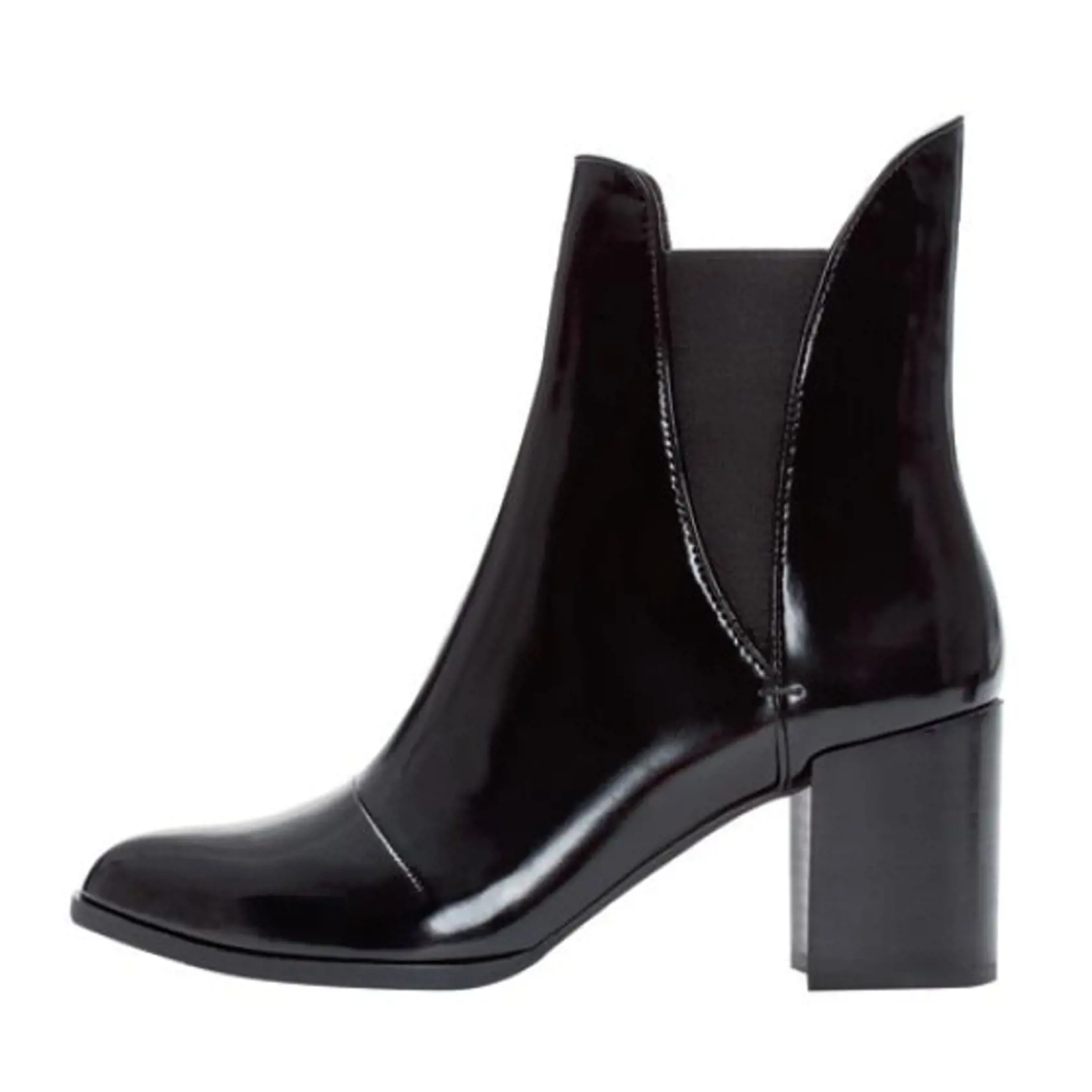 „Chelsea boots“ na stredne vysokom podpätku