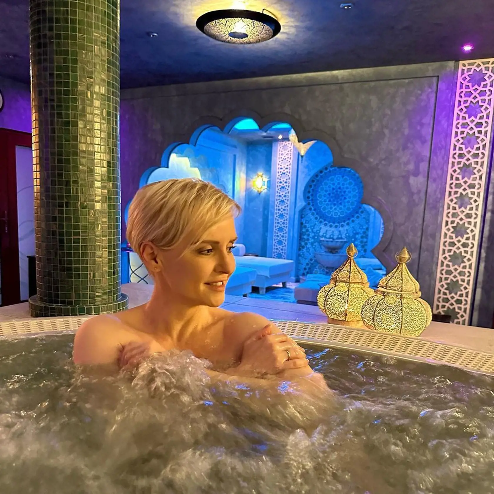 Moderátorka Kveta Horváthová zverejnila zábery zo sauny a vírivky.