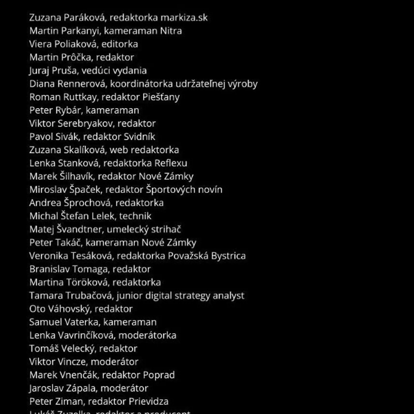 Mená Markizákov, ktorí podporili Michala Kovačiča.