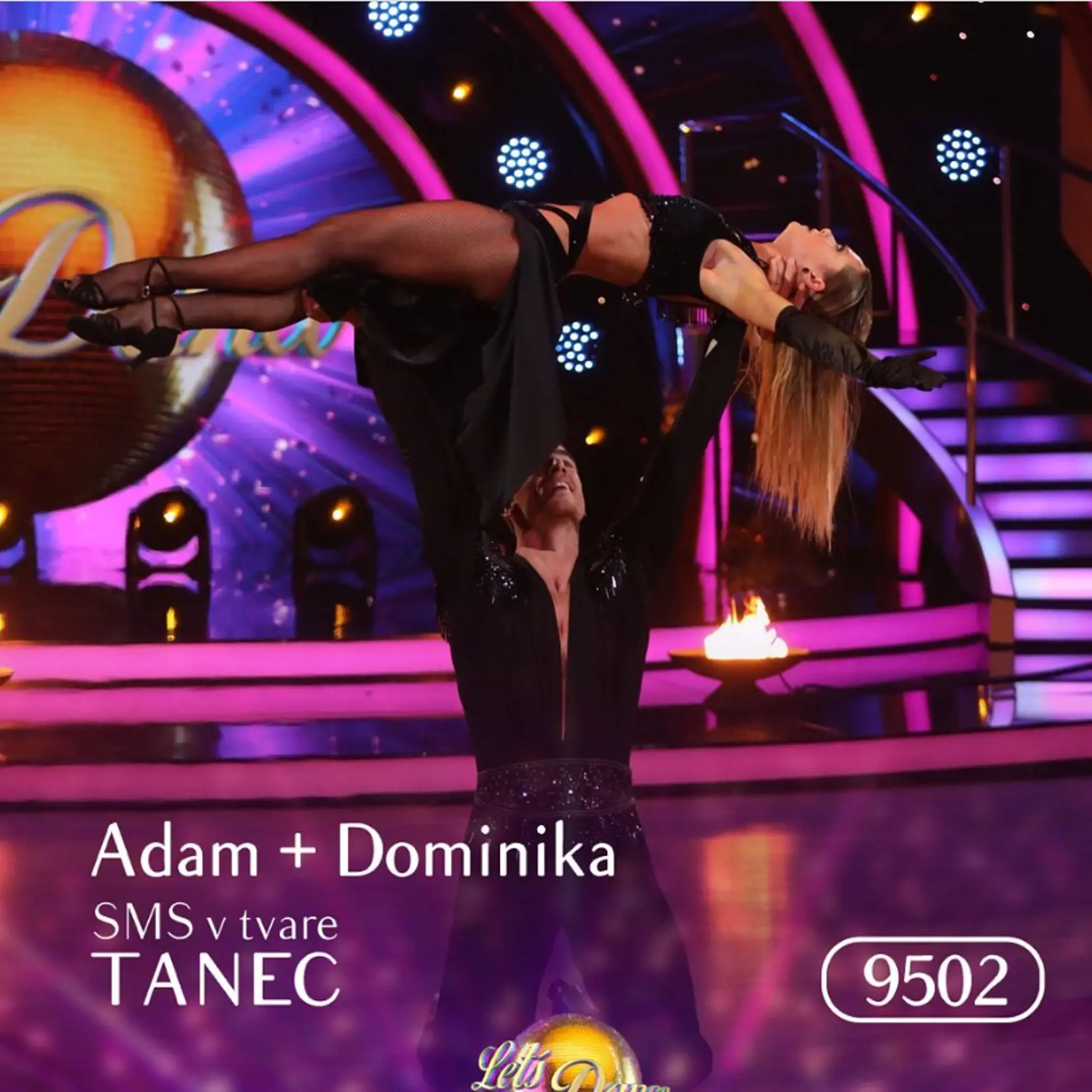 Dvíhačka v paso doble - Adam Bardy a jeho Dominika.
