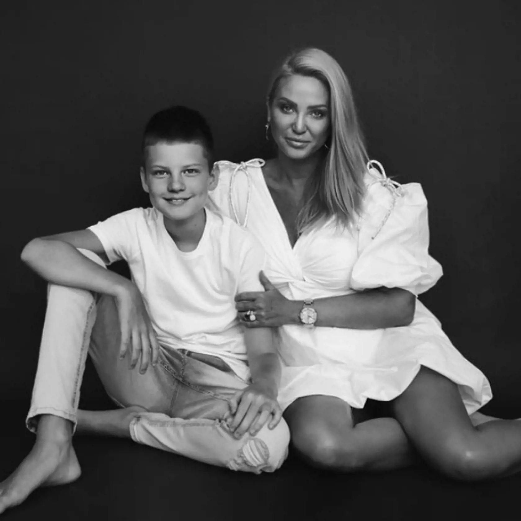 Alena so svojím synom