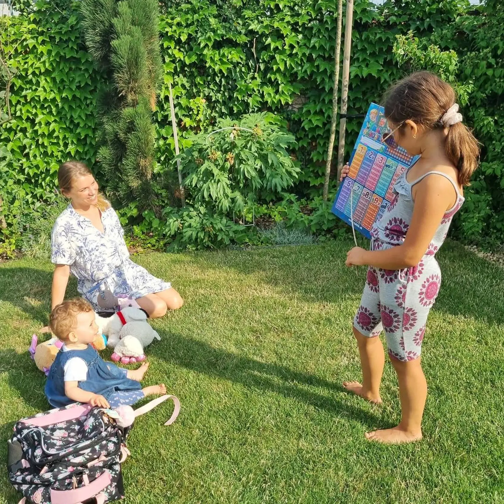 Rodina Ondreja Kandráča si pri dome užíva aj priestrannú záhradku.