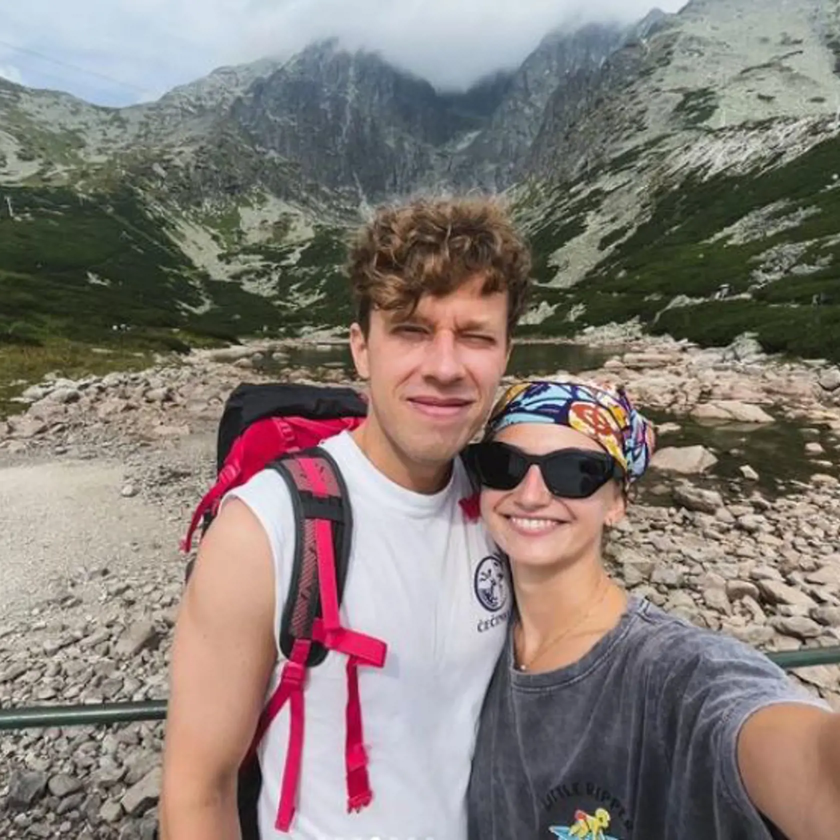 Vlado Plevčík a Petra Dubayová spolu veľa cestovali. Na snímke spolu v Tatrách.
